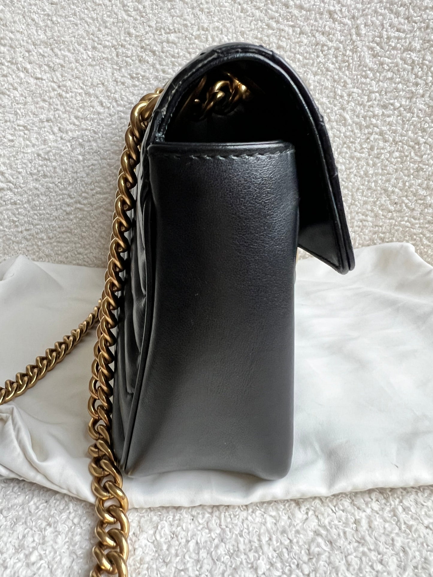 Gucci GG Black Marmont Small Shoulder Bag (RRP £2070)