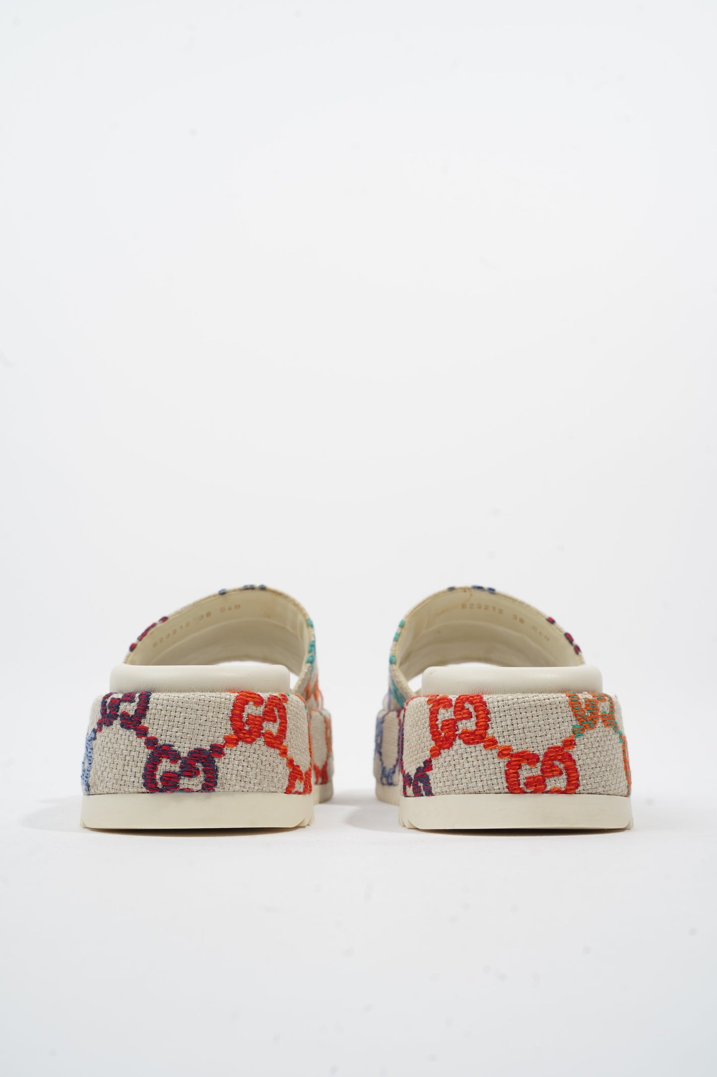 Gucci GG Jacquard Beige / Multicolour Tweed EU 38 UK 5