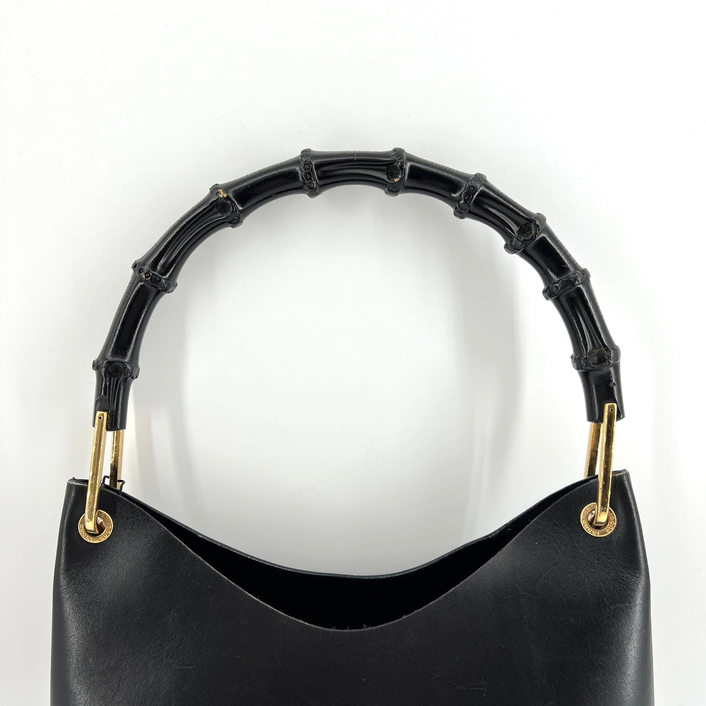 Gucci Bamboo Leather Hobo with Purse