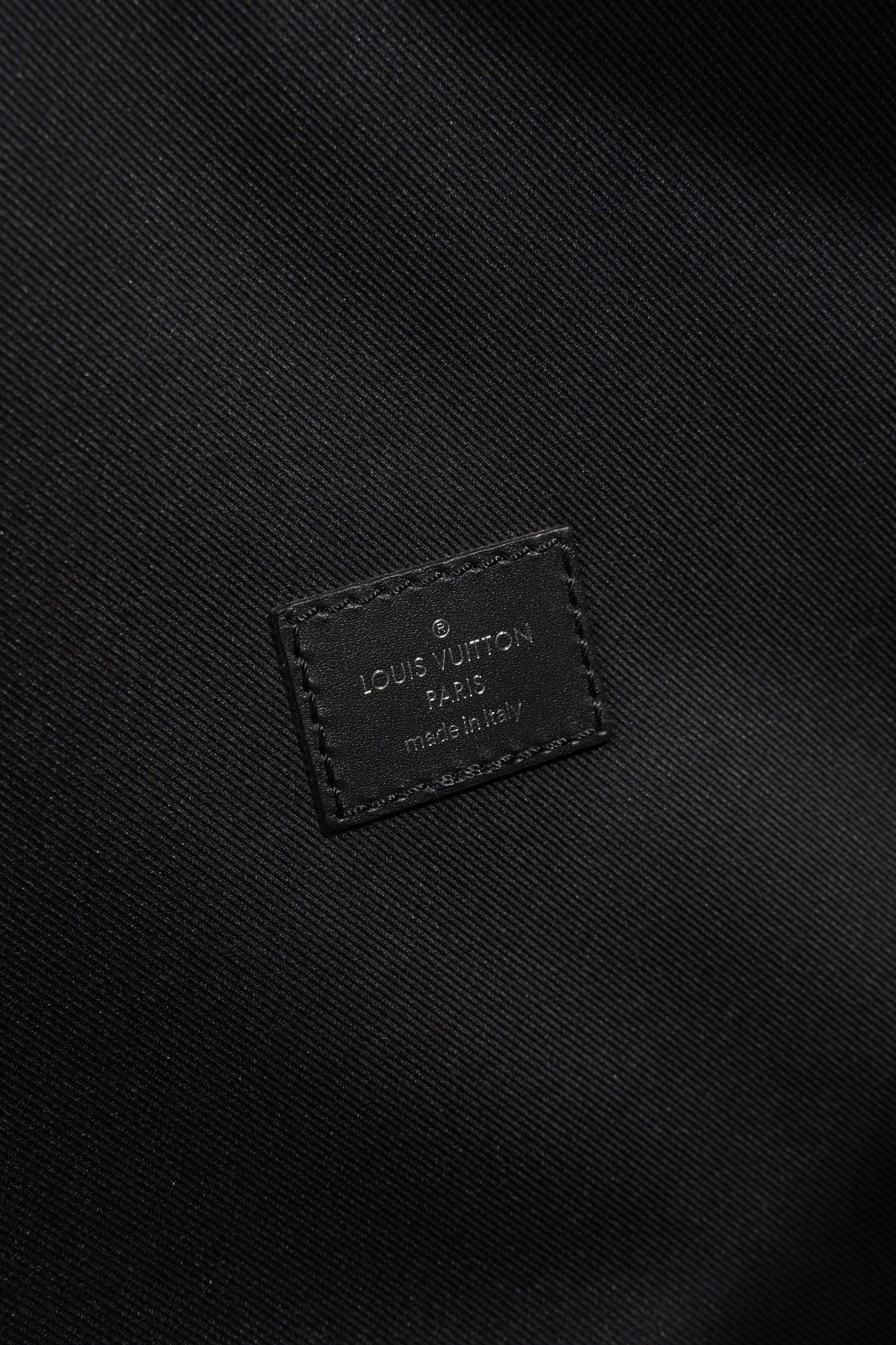 Louis Vuitton Circle Logo Bum Bag Black Epi Leather