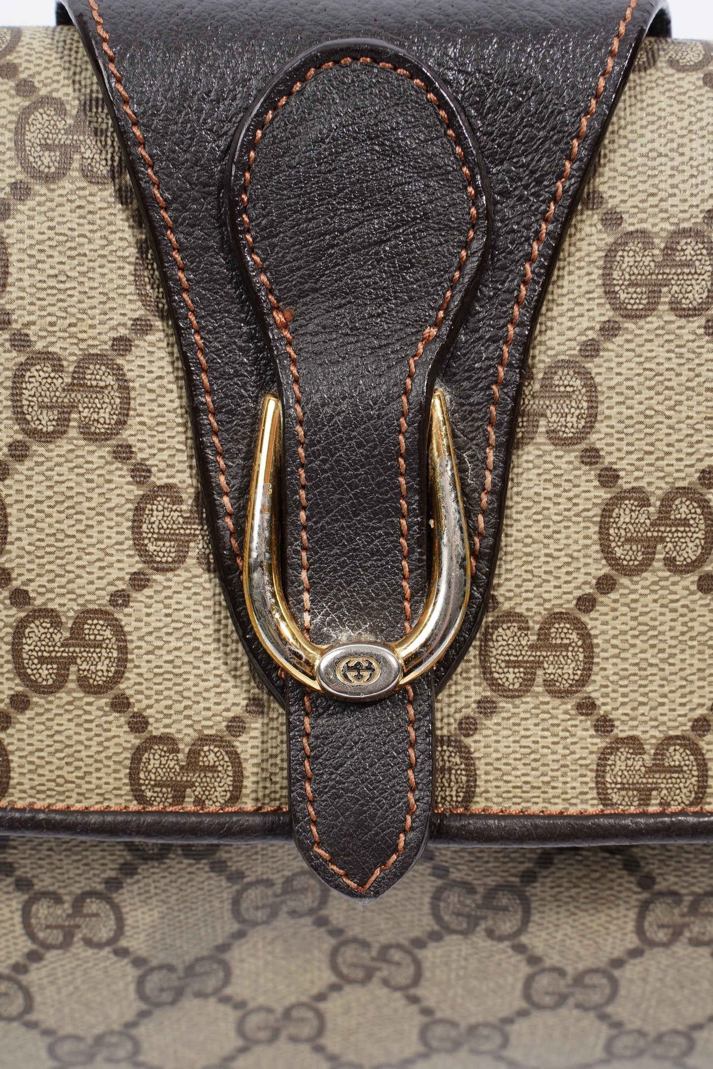 Gucci Clutch Shoulder Bag Supreme Canvas