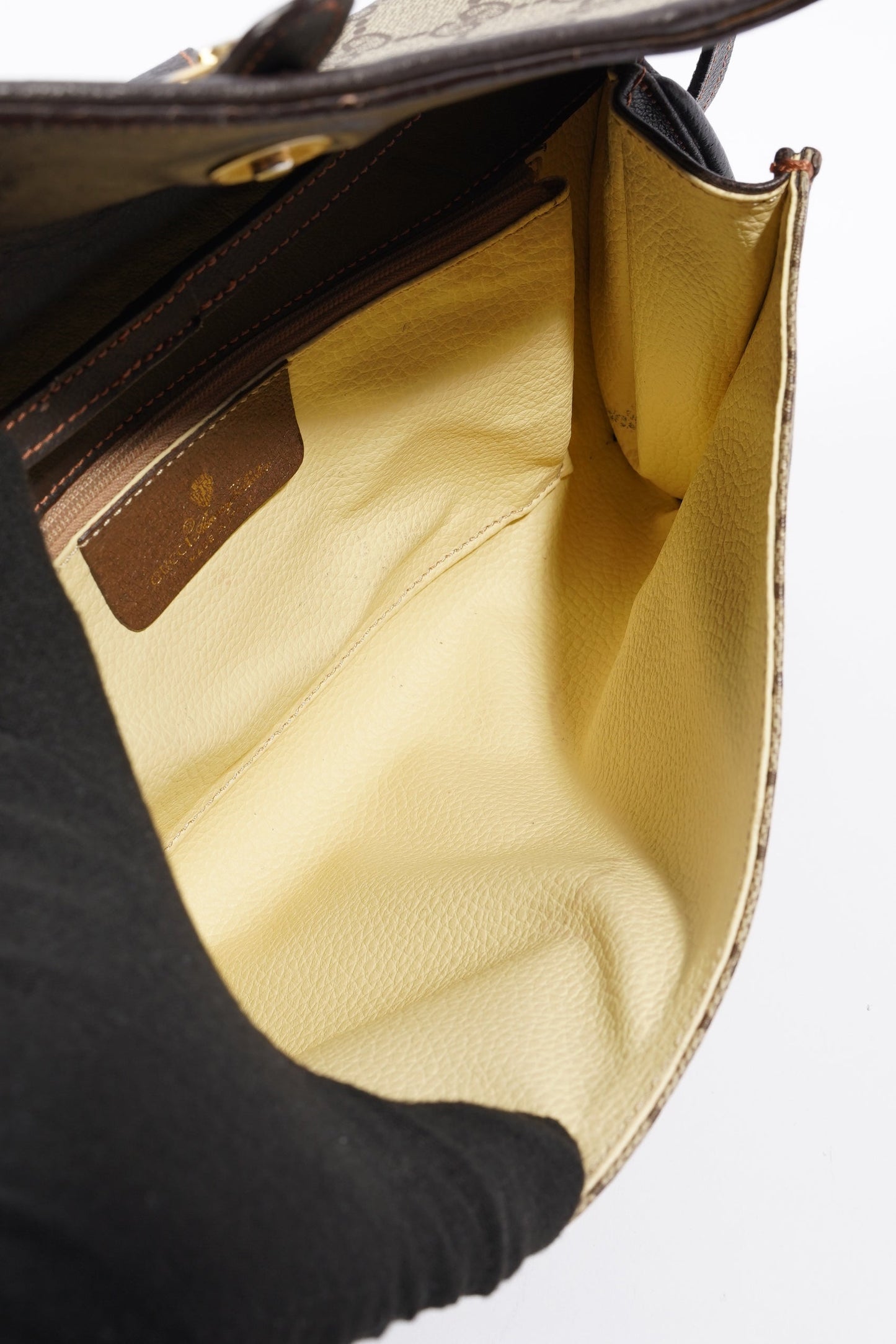 Gucci Clutch Shoulder Bag Supreme Canvas