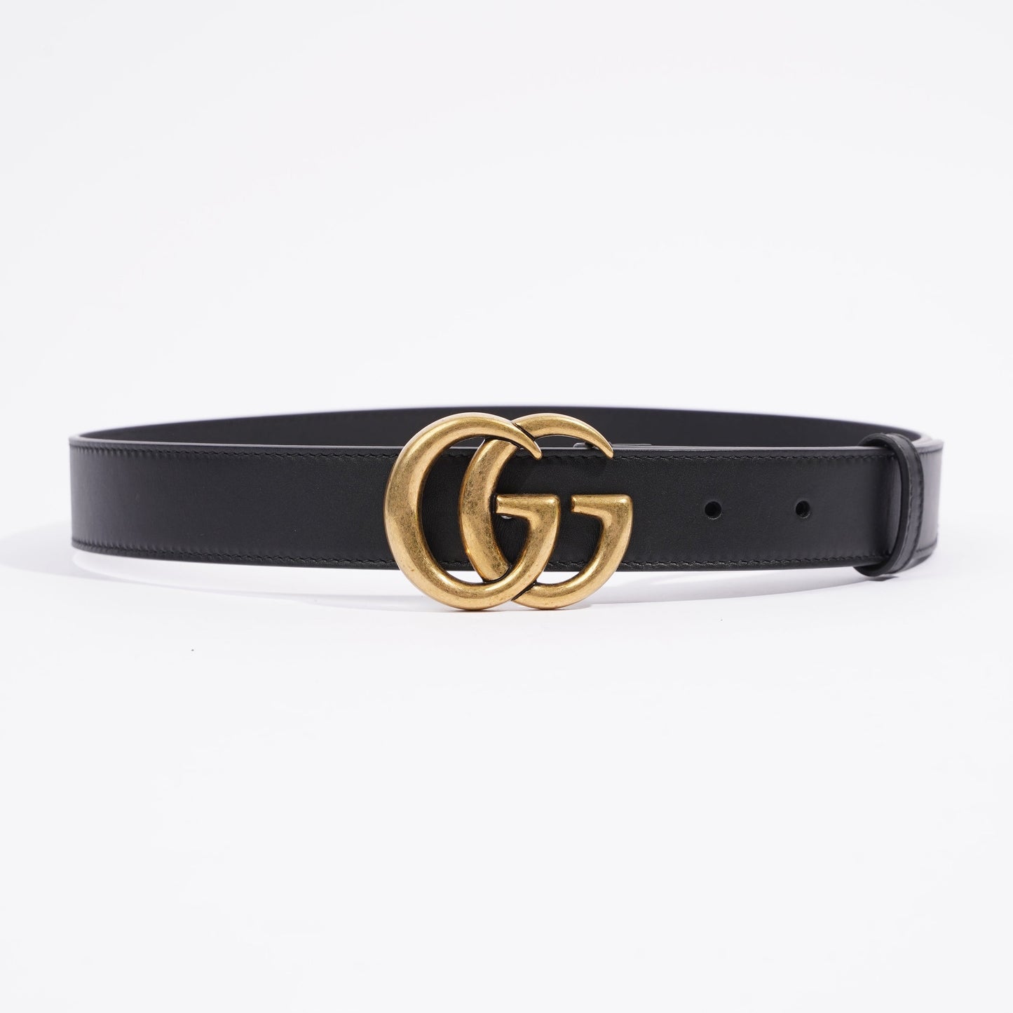 Gucci Marmont Belt Black Leather 75cm 30"