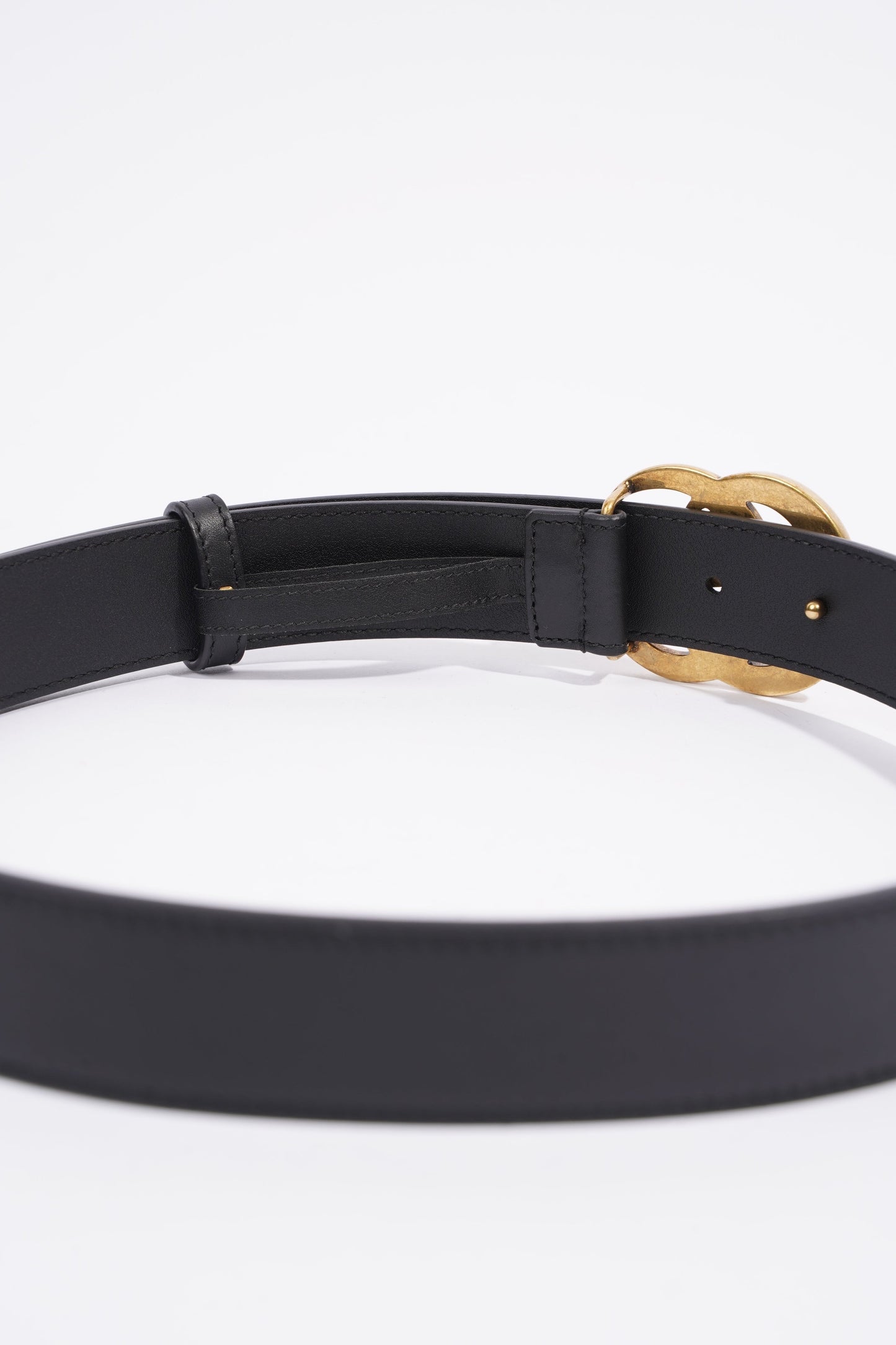 Gucci Marmont Belt Black Leather 75cm 30"