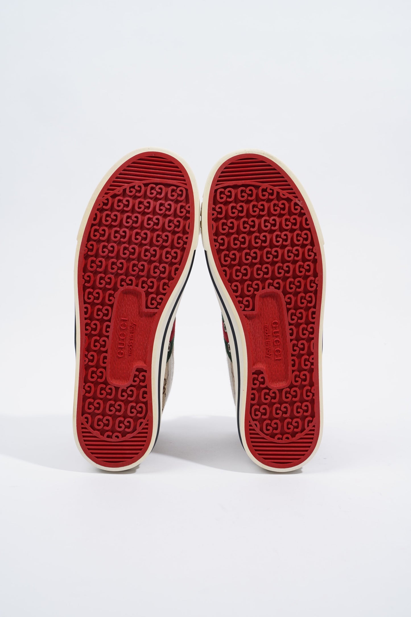 Gucci Tennis 1997 High Top Sneaker Supreme / Red / Green EU 38 / UK 5