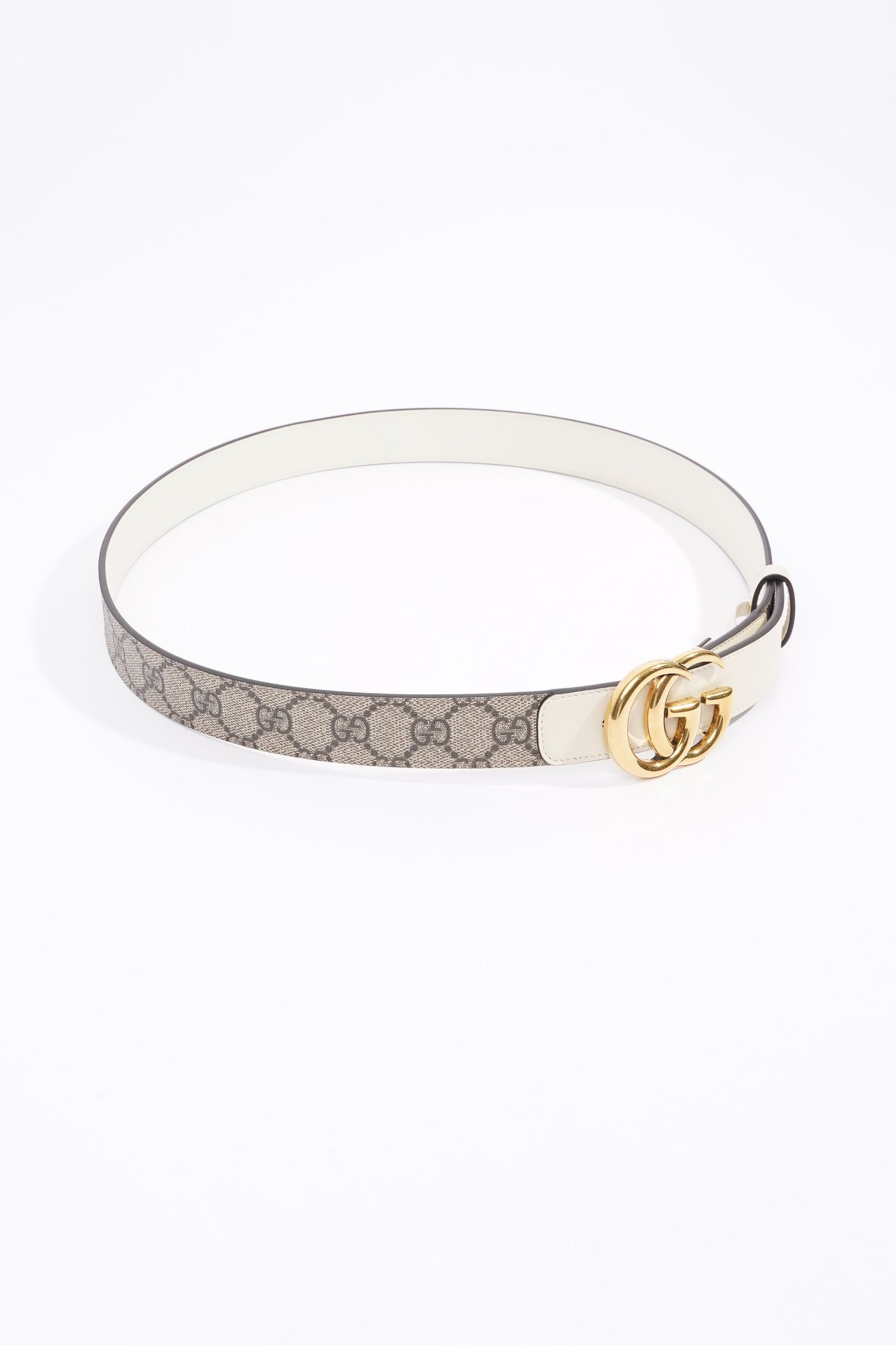 Gucci Marmont Buckle Belt Canvas Leather 95cm - 38"