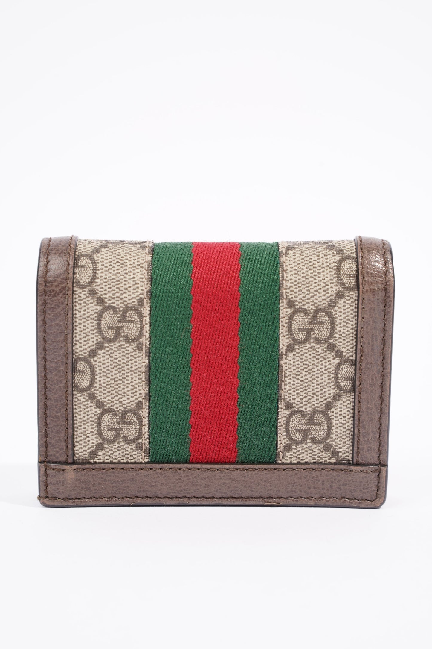 Gucci Ophidia Card Case Wallet Supreme / Green / Red