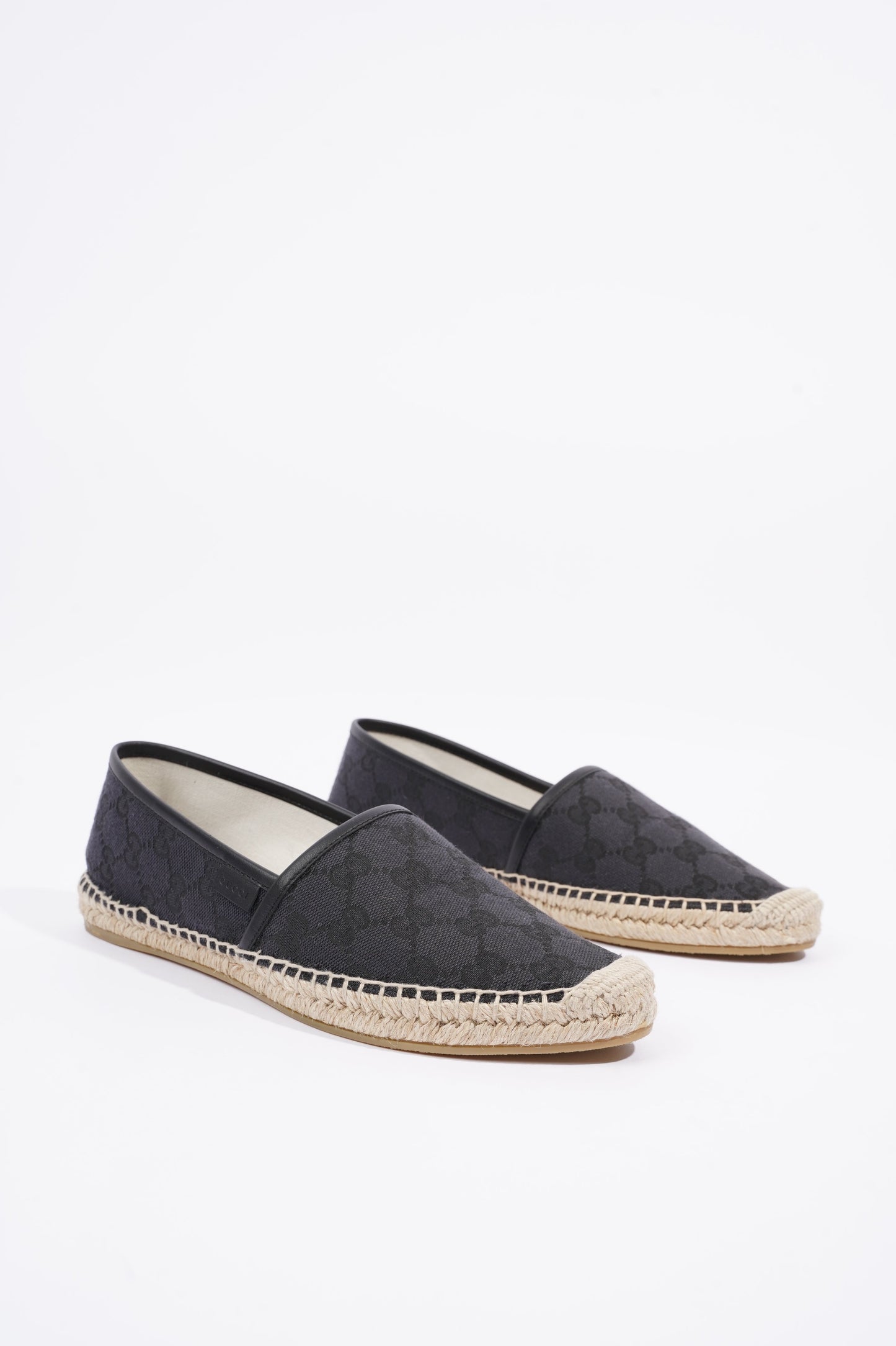 Gucci Womens Cloth Espadrilles Black EU 38.5 / UK 5.5