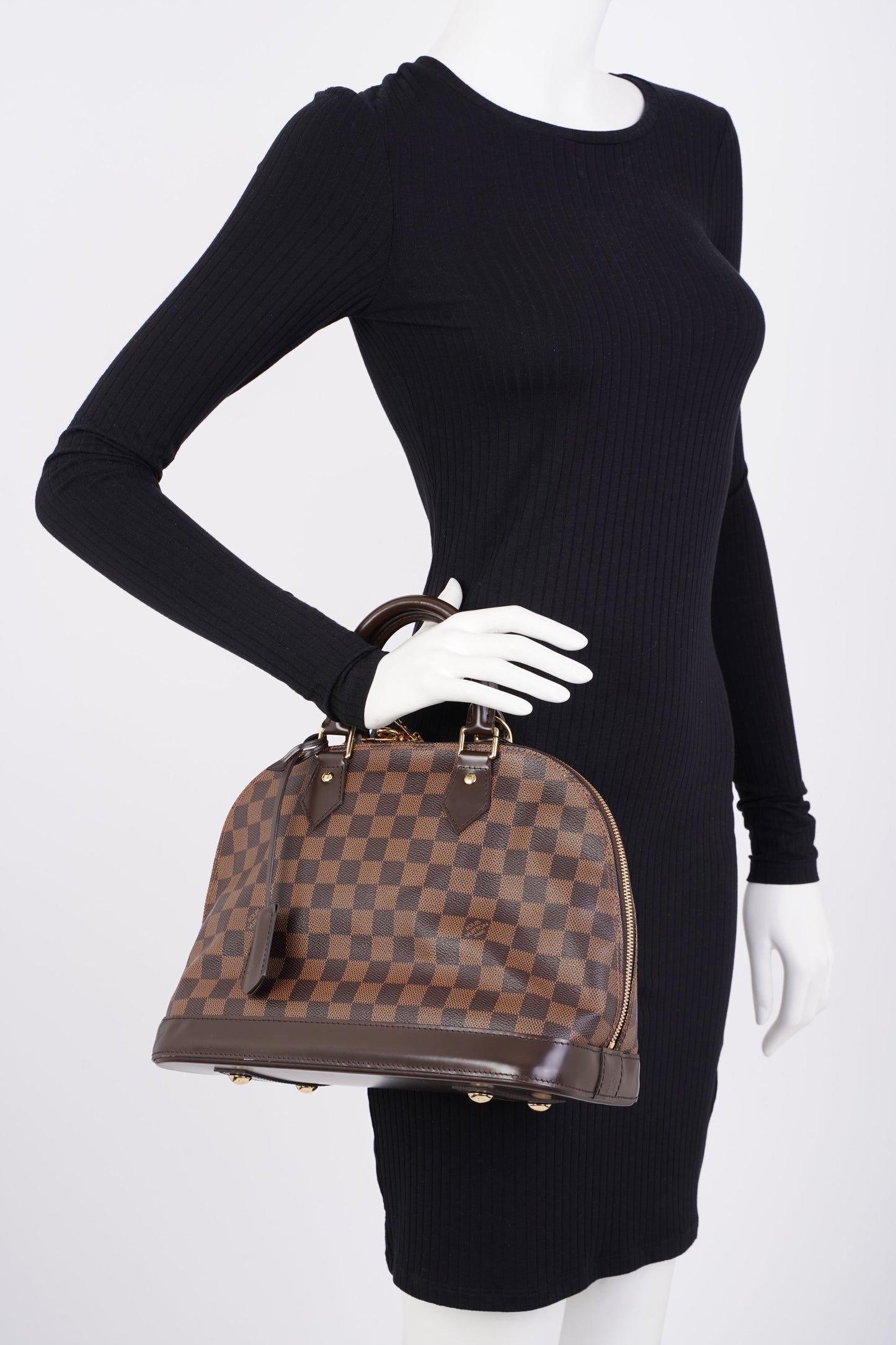 Louis Vuitton Alma Damier Ebene Canvas PM