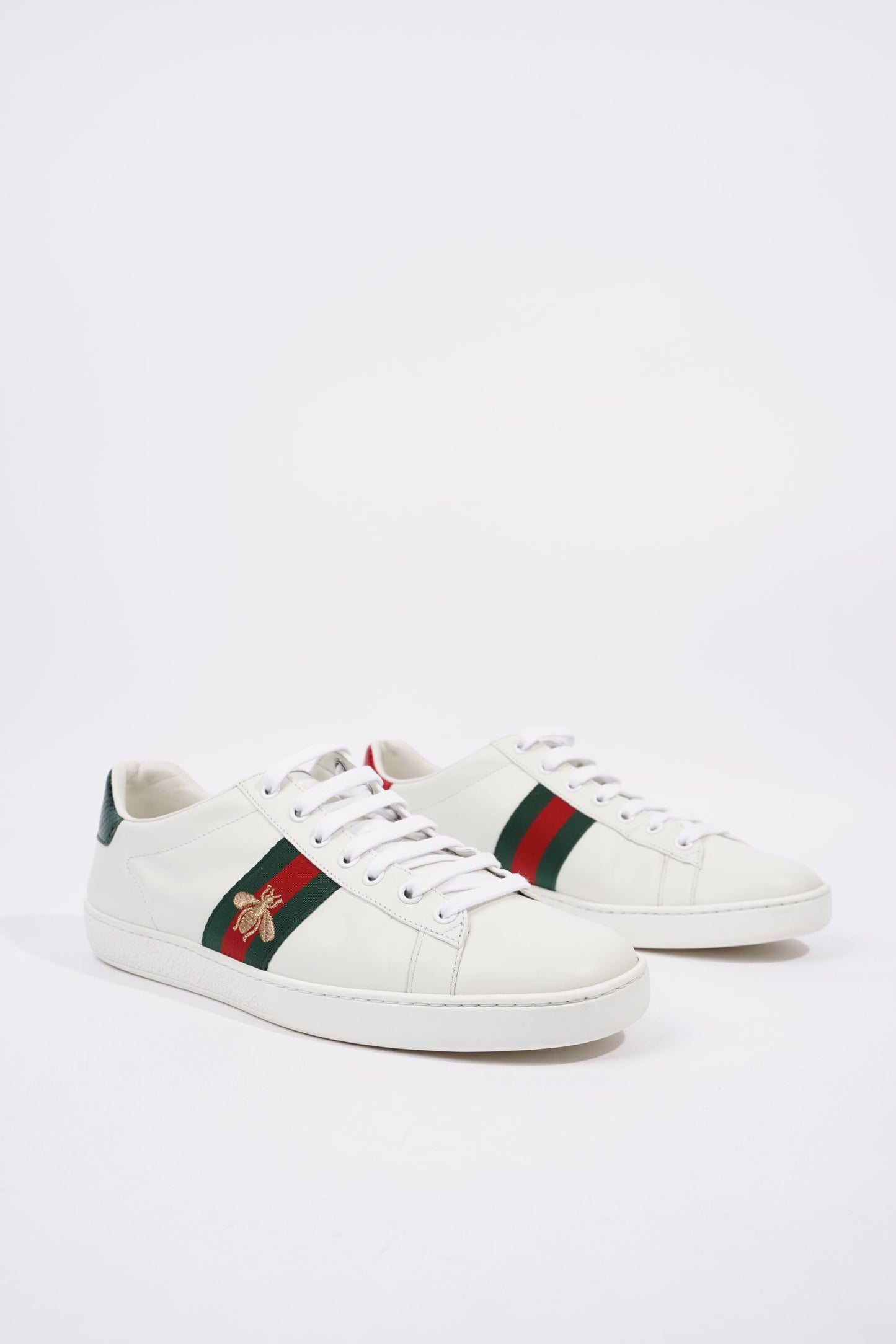 Gucci Mens Ace Bee White / Green / Red EU 41 / UK 7