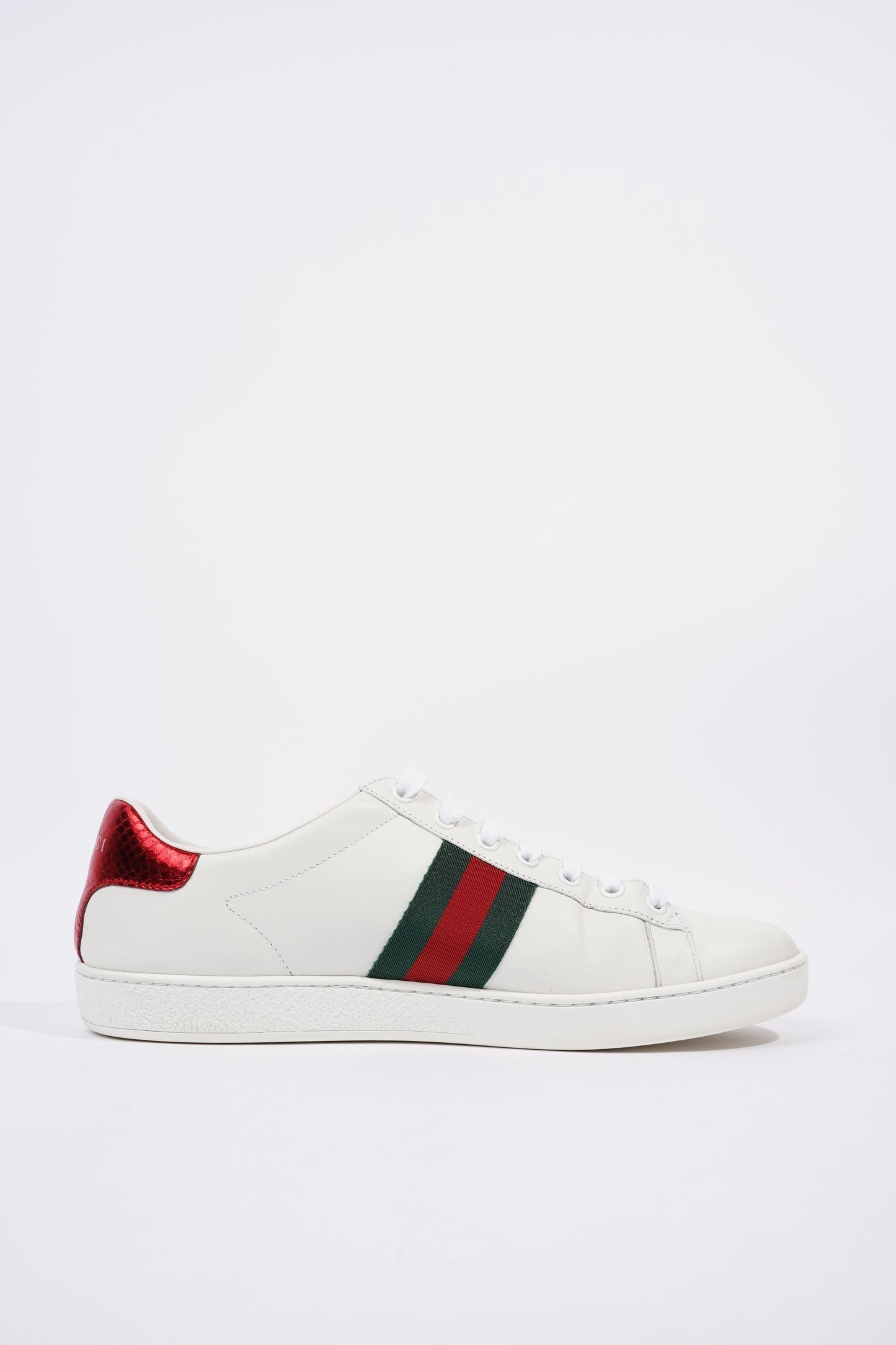 Gucci Mens Ace Bee White / Green / Red EU 41 / UK 7