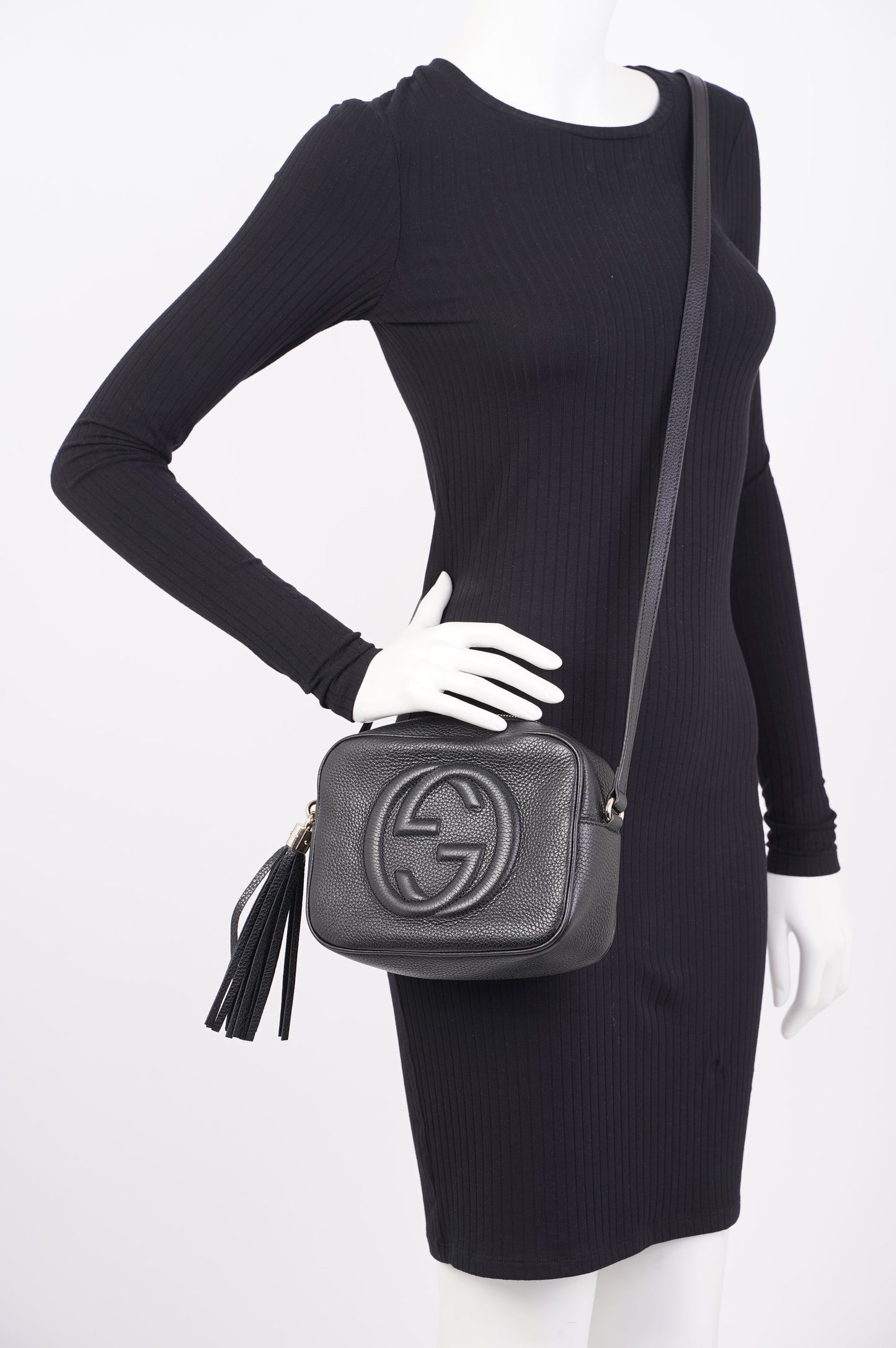 Gucci Soho Disco Black Leather Small