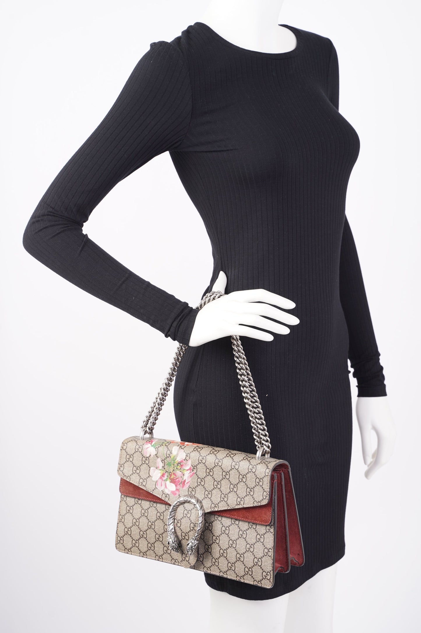 Gucci Dionysus Floral Bag Supreme Canvas Small