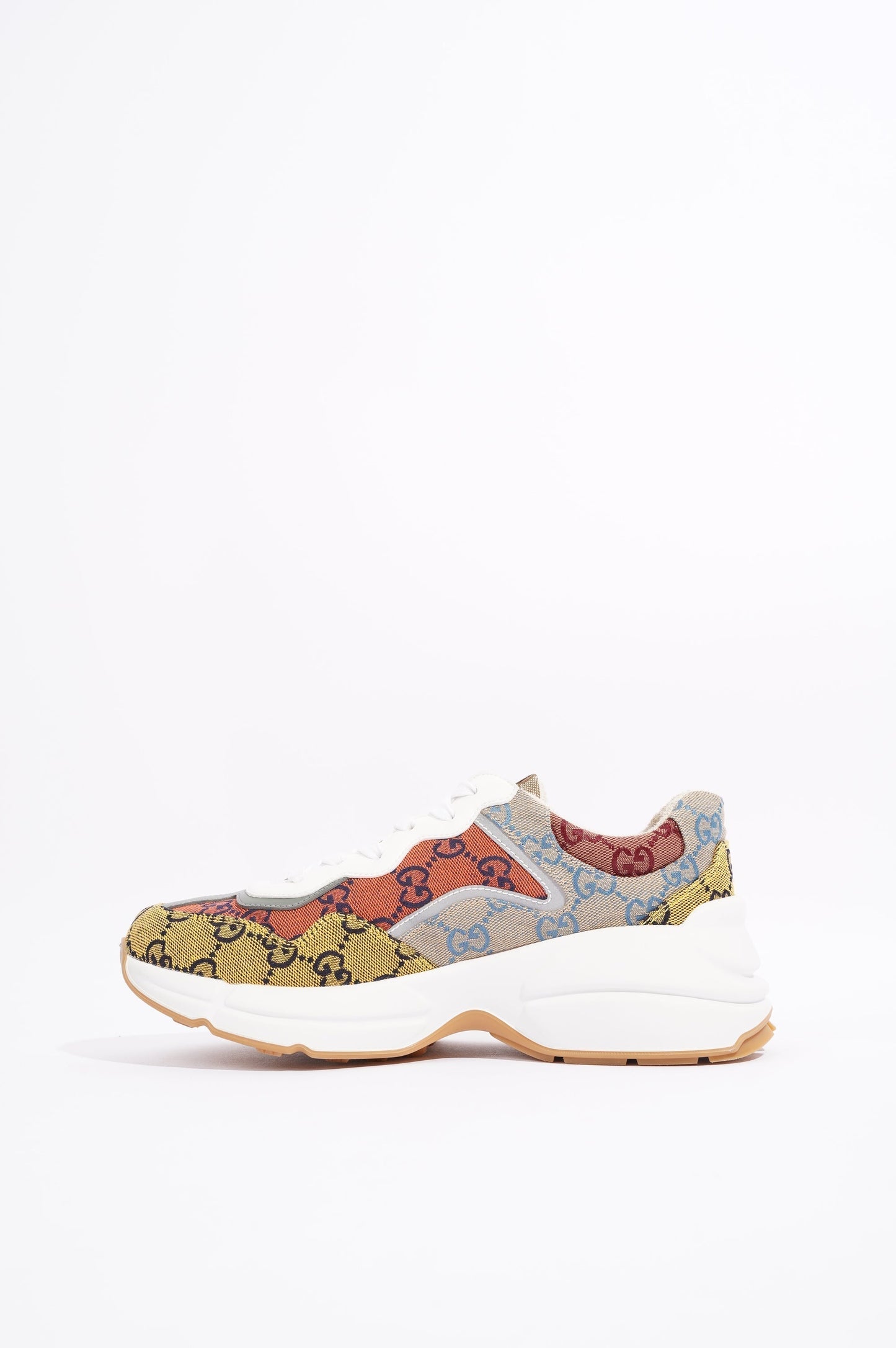 Gucci Womens Rhyton Red / Yellow / White EU 38 / UK 5