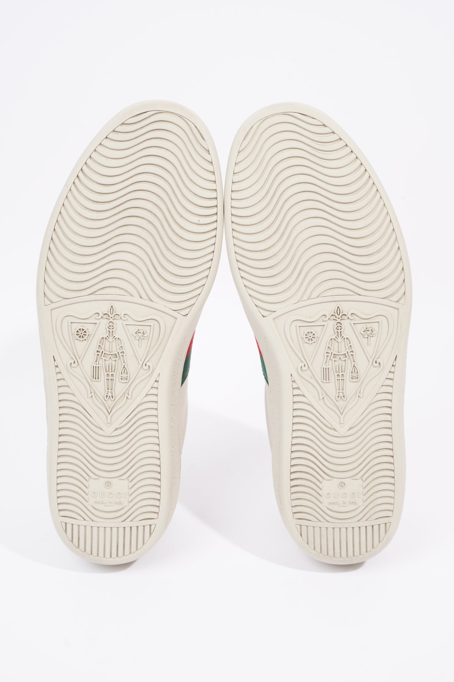 Gucci Mens Ace Floral Off White / Multi EU 40.5 / UK 6.5