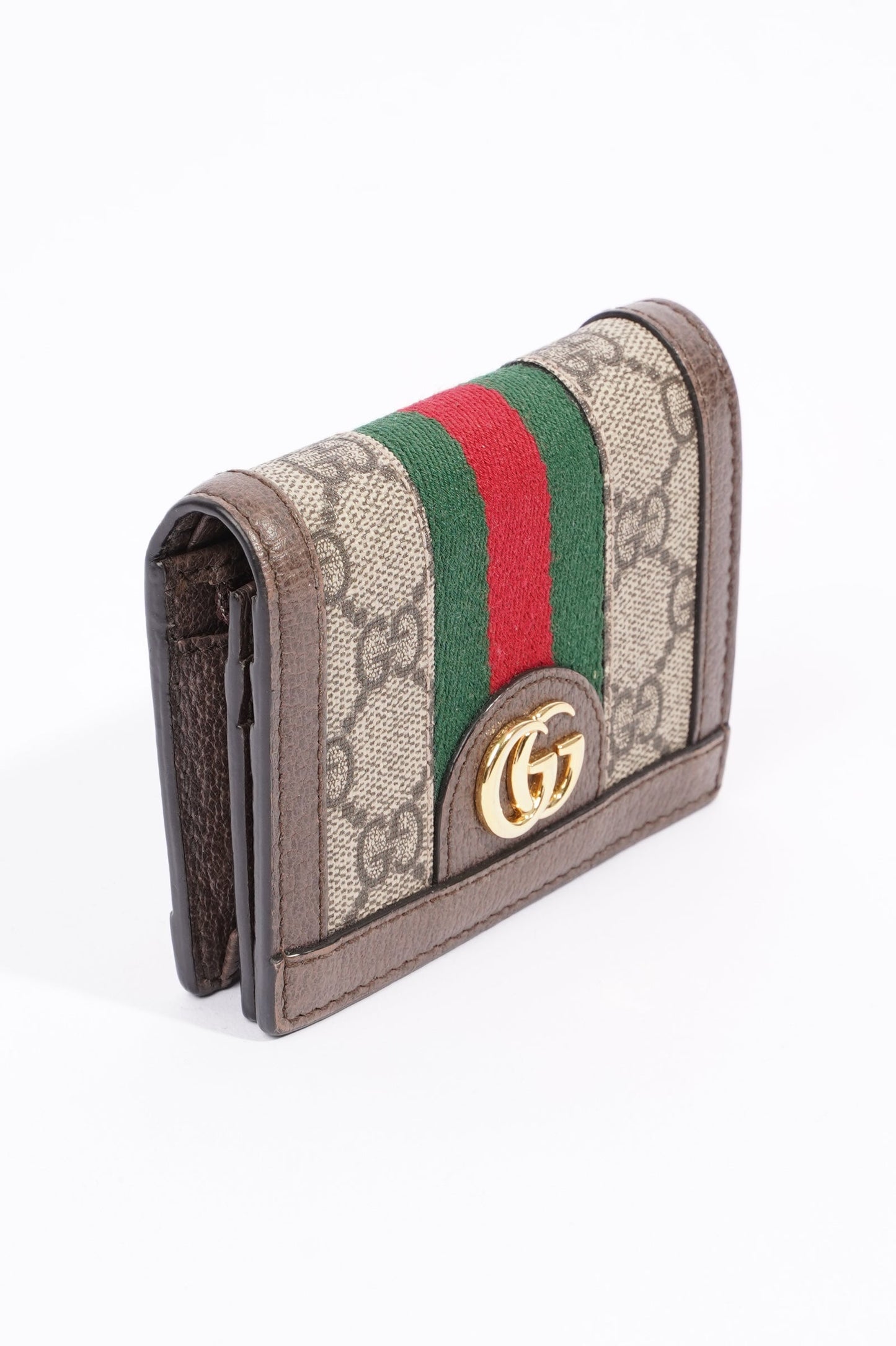Gucci Ophidia Card Case Wallet Supreme / Green / Red
