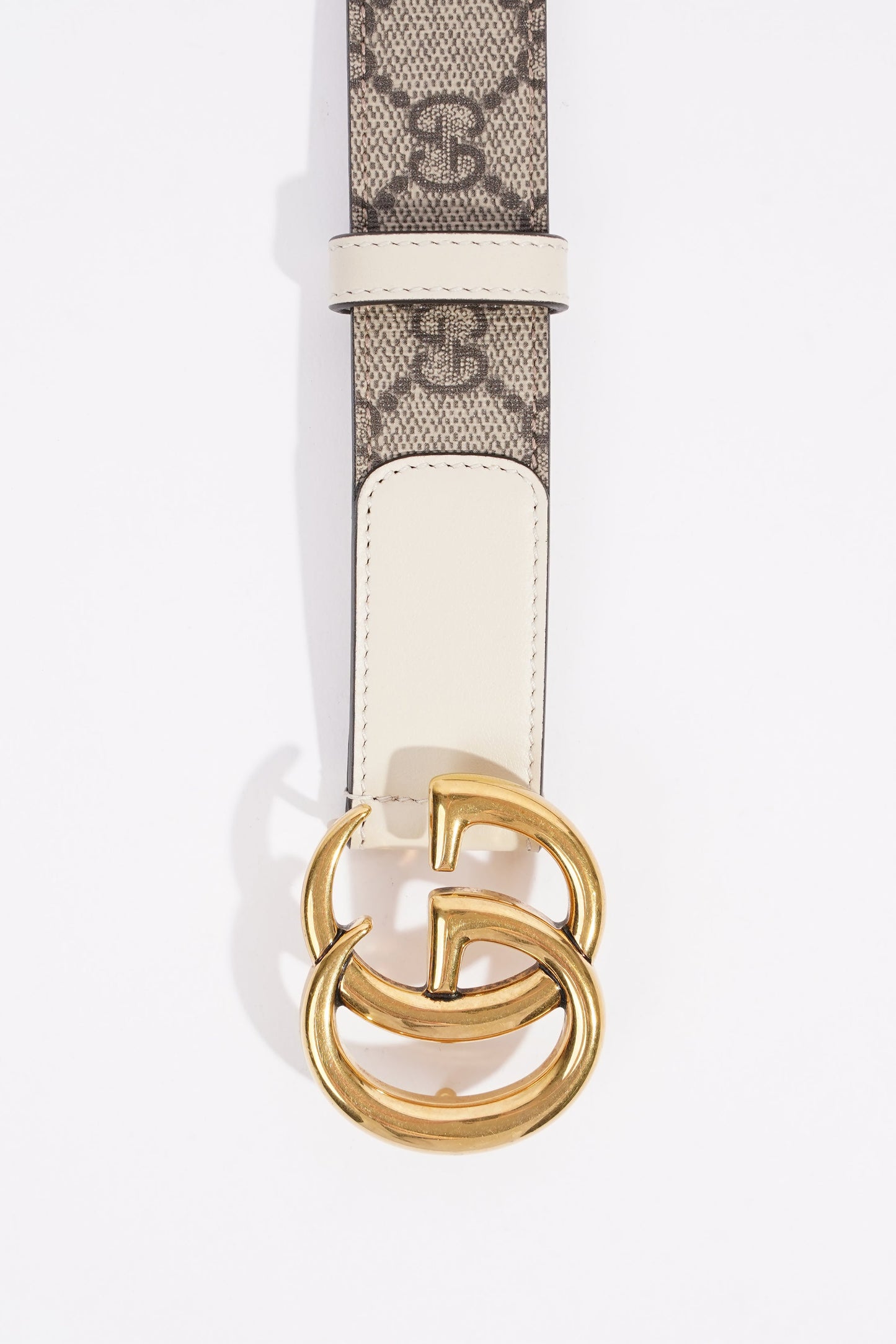 Gucci Marmont Buckle Belt Canvas Leather 95cm - 38"