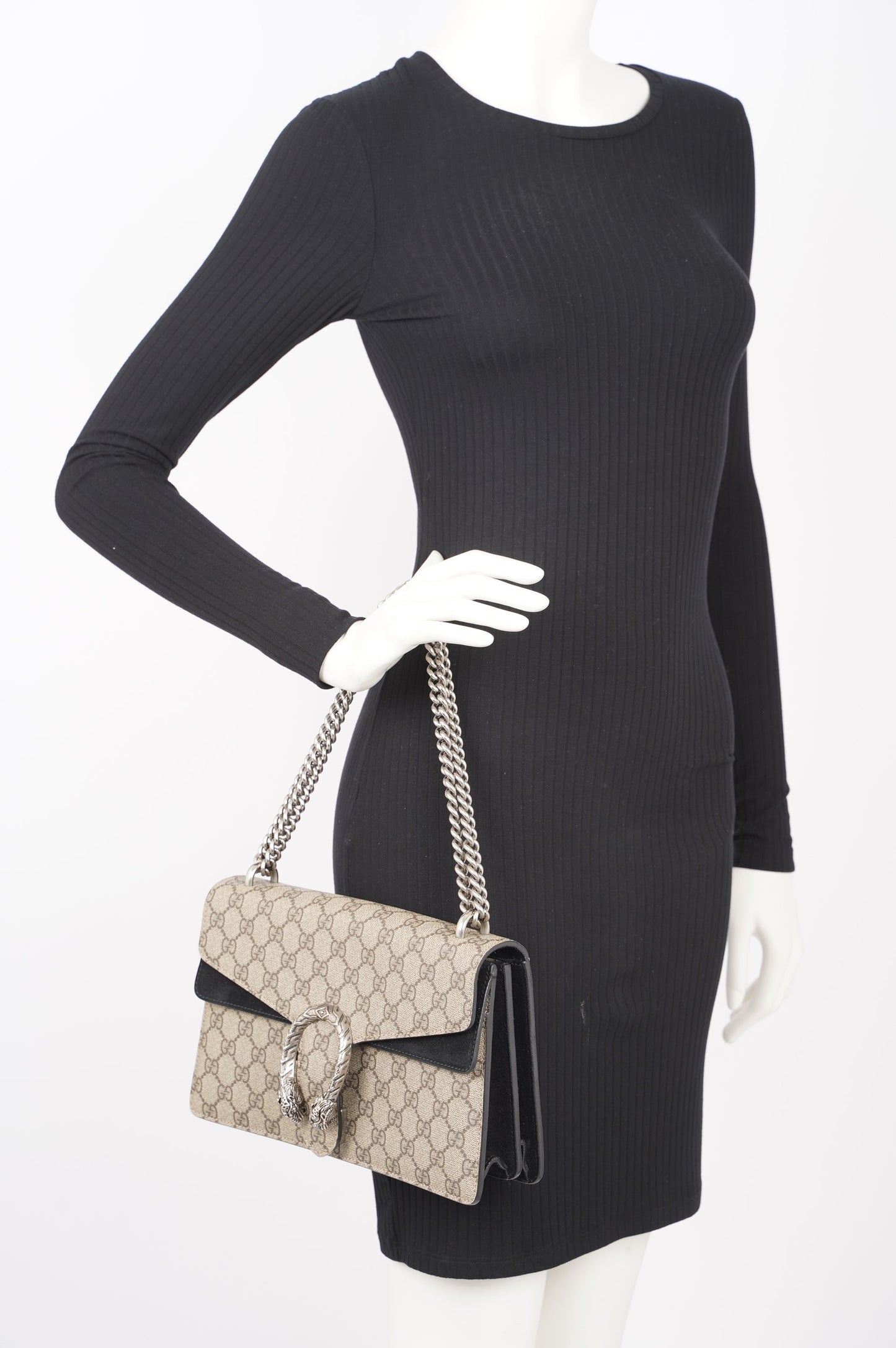 Gucci Womens Dionysus Supreme Canvas Small