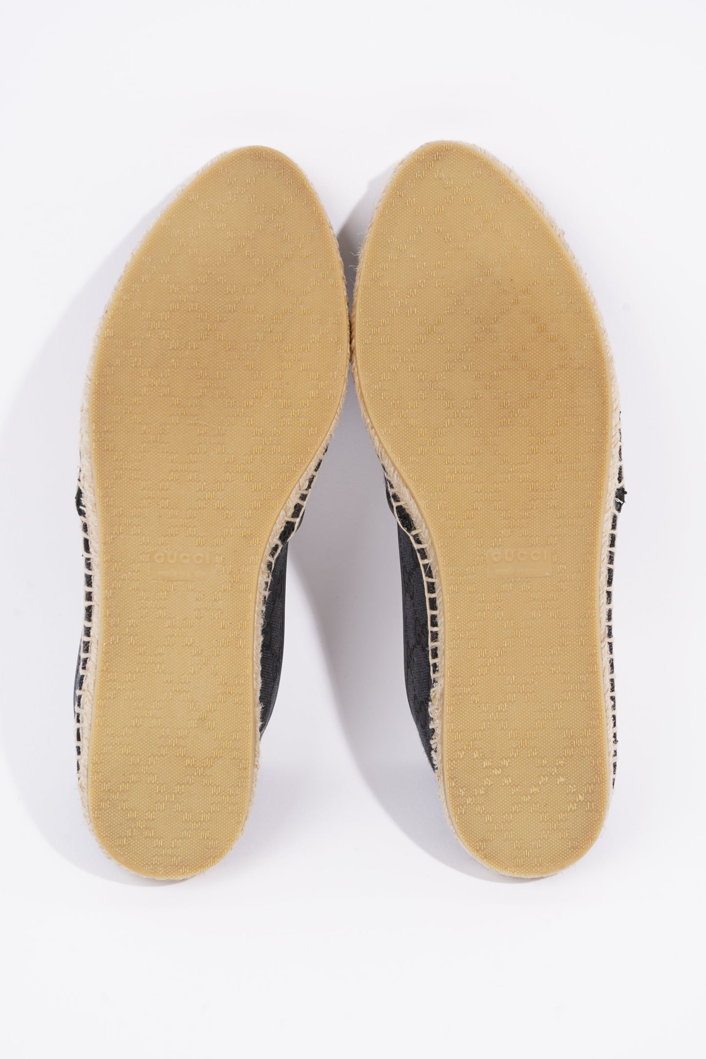 Gucci Womens Cloth Espadrilles Black EU 38.5 / UK 5.5