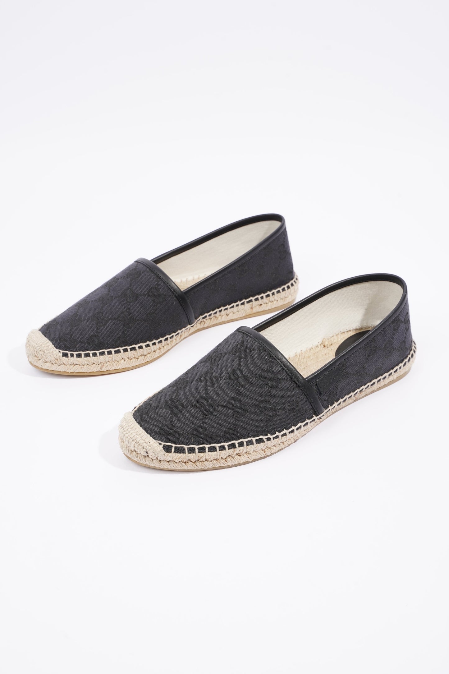 Gucci Womens Cloth Espadrilles Black EU 38.5 / UK 5.5