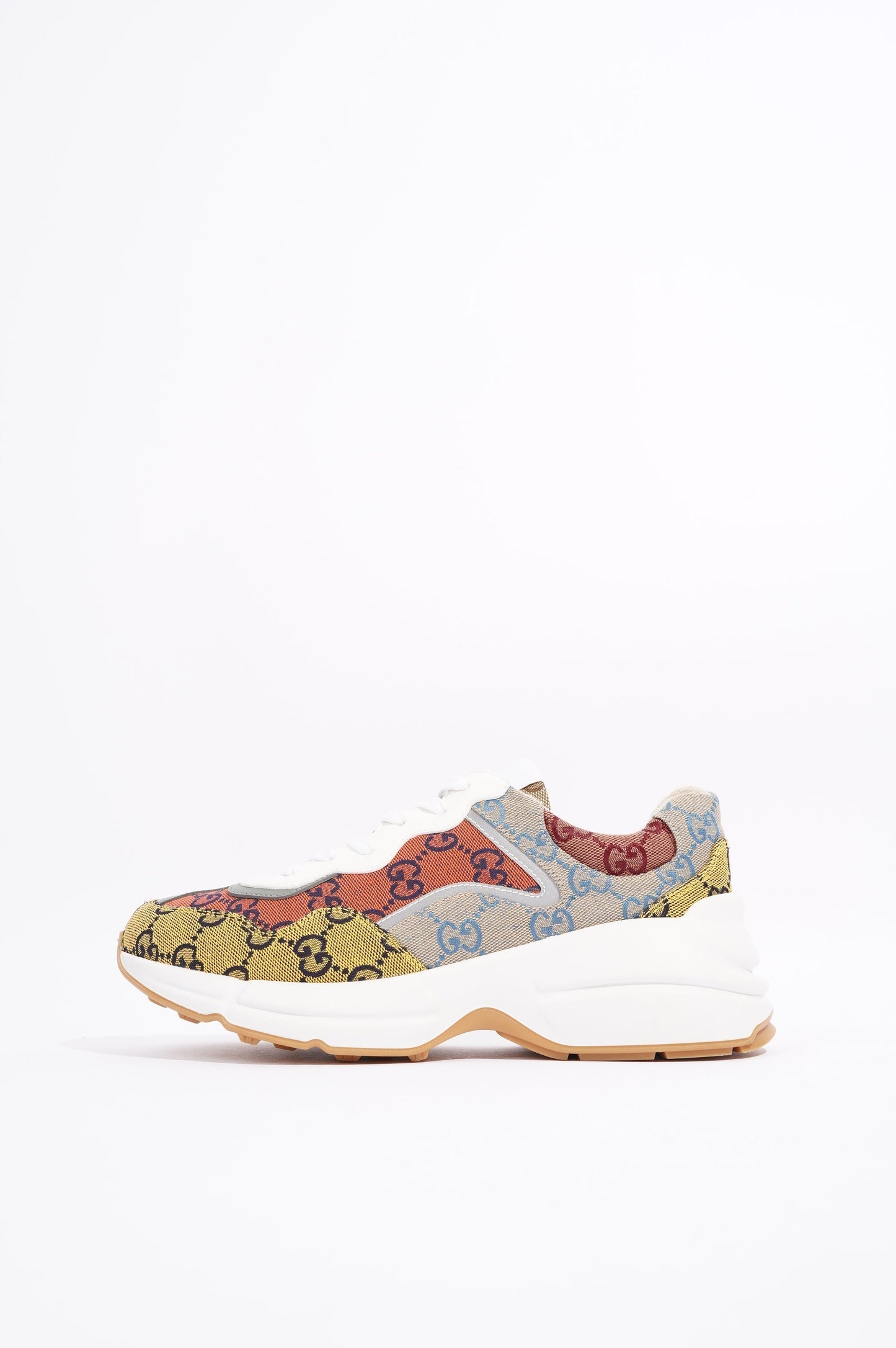 Gucci Womens Rhyton Red / Yellow / White EU 38 / UK 5