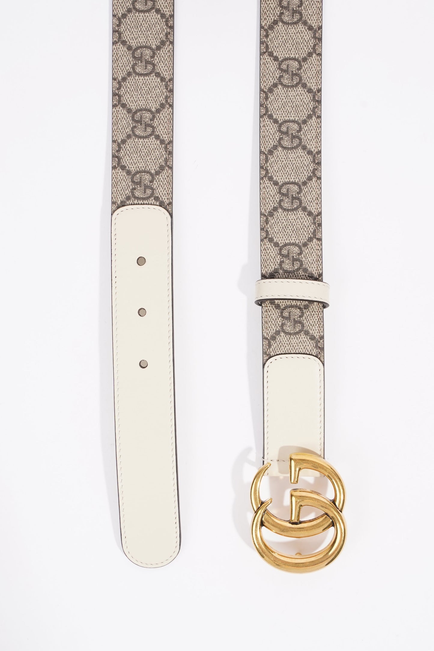 Gucci Marmont Buckle Belt Canvas Leather 95cm - 38"