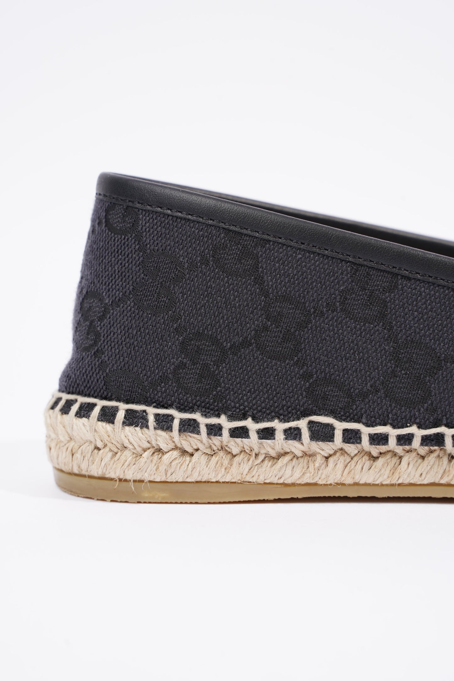 Gucci Womens Cloth Espadrilles Black EU 38.5 / UK 5.5