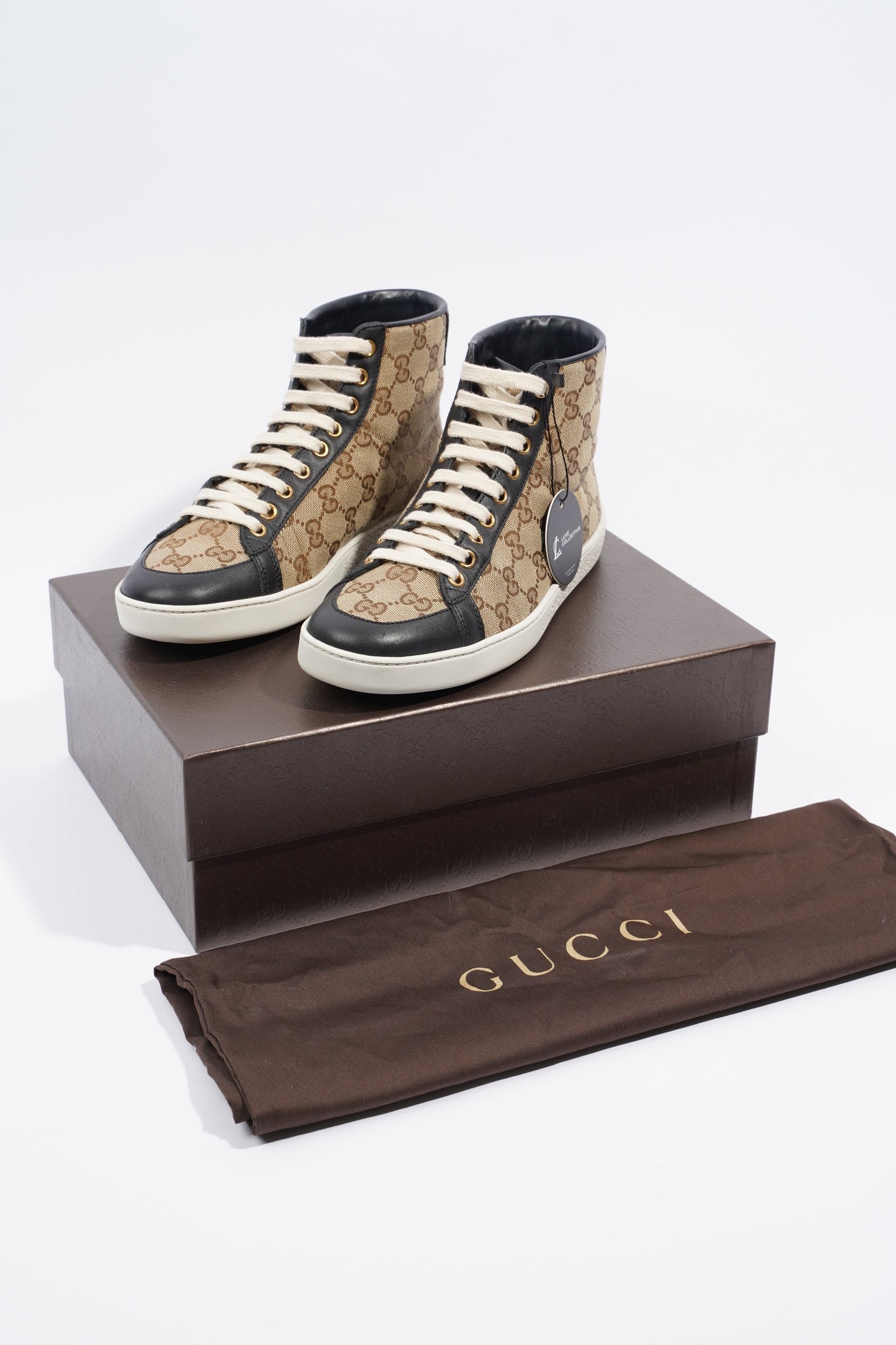 Gucci Brooklyn High Top Supreme / Black EU 38 / UK 5