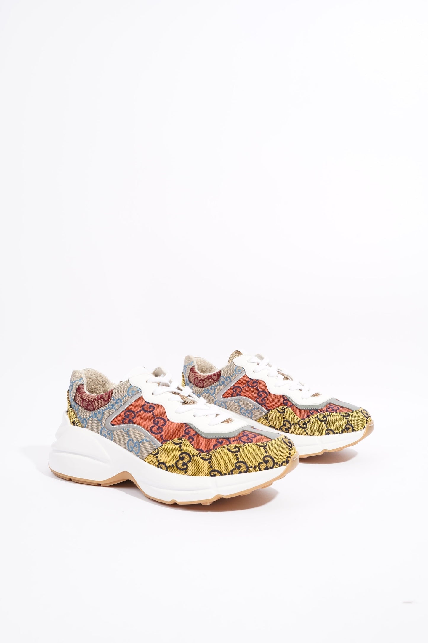Gucci Womens Rhyton Red / Yellow / White EU 38 / UK 5