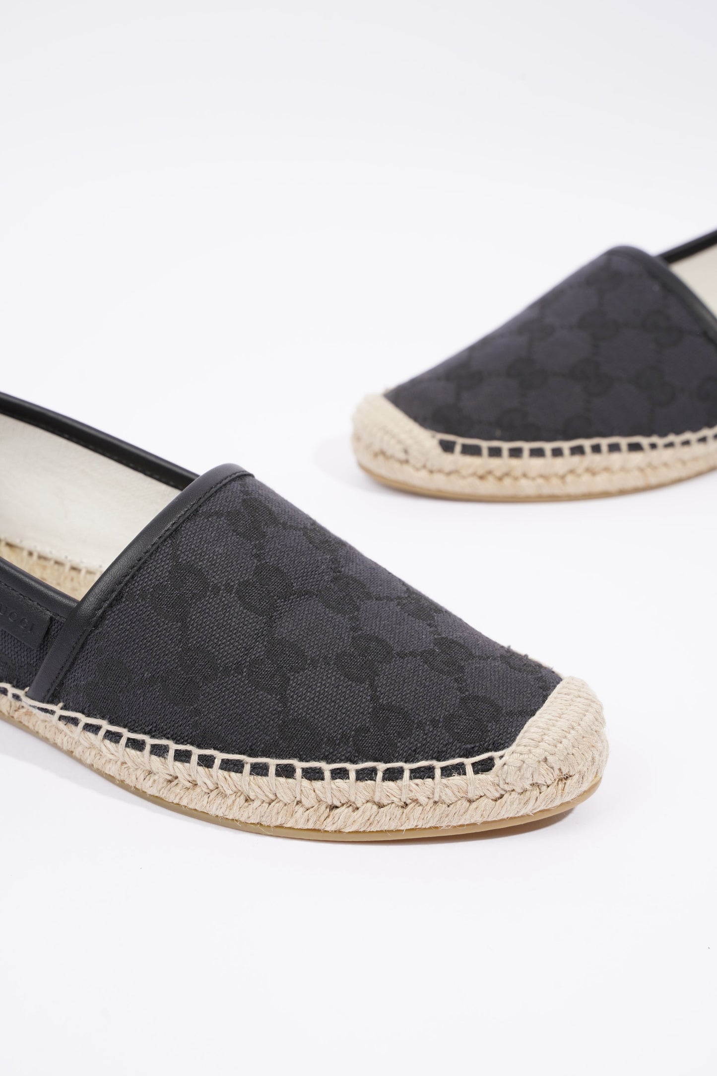 Gucci Womens Cloth Espadrilles Black EU 38.5 / UK 5.5