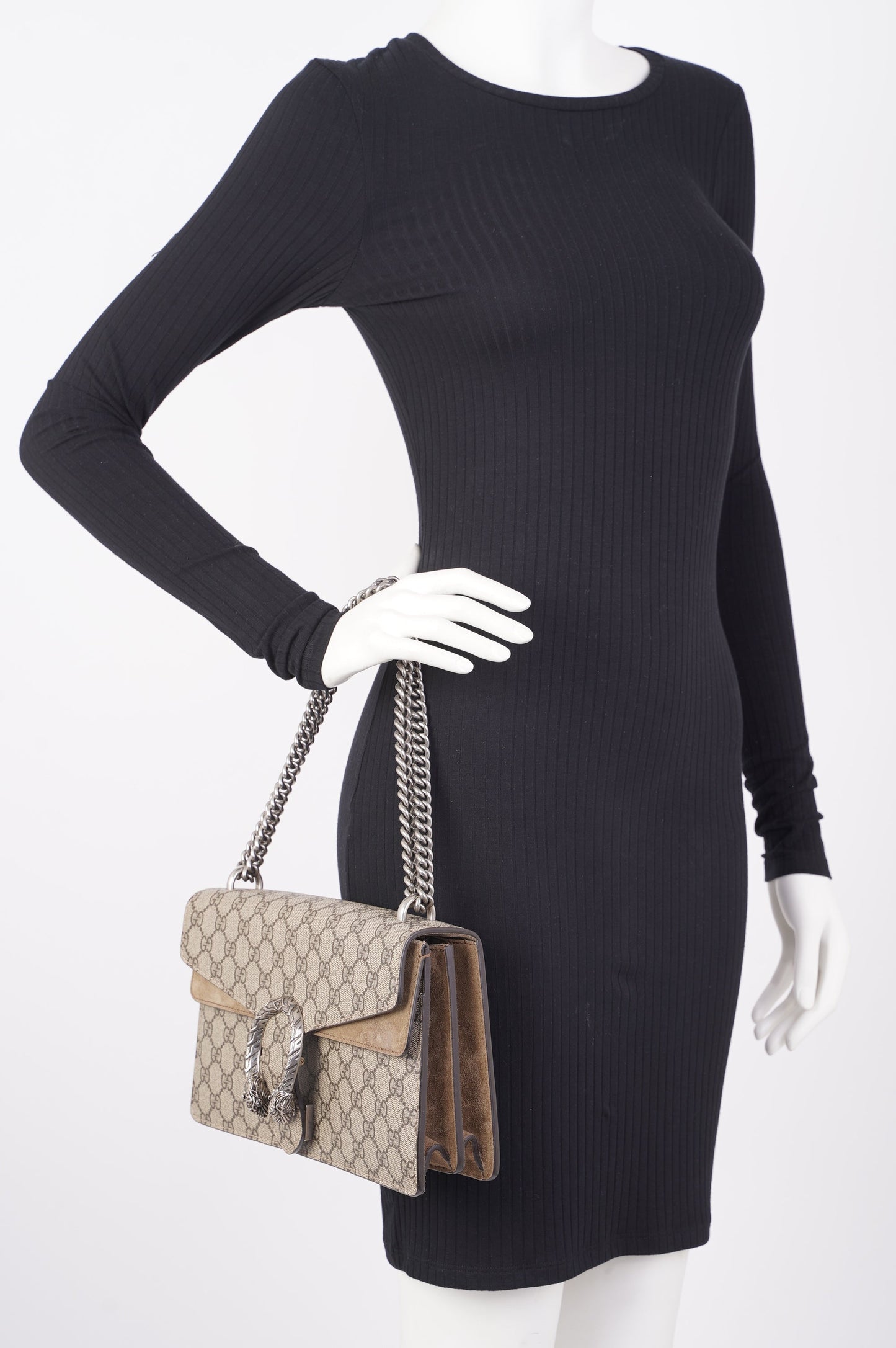 Gucci Dionysus Bag Brown Canvas Medium