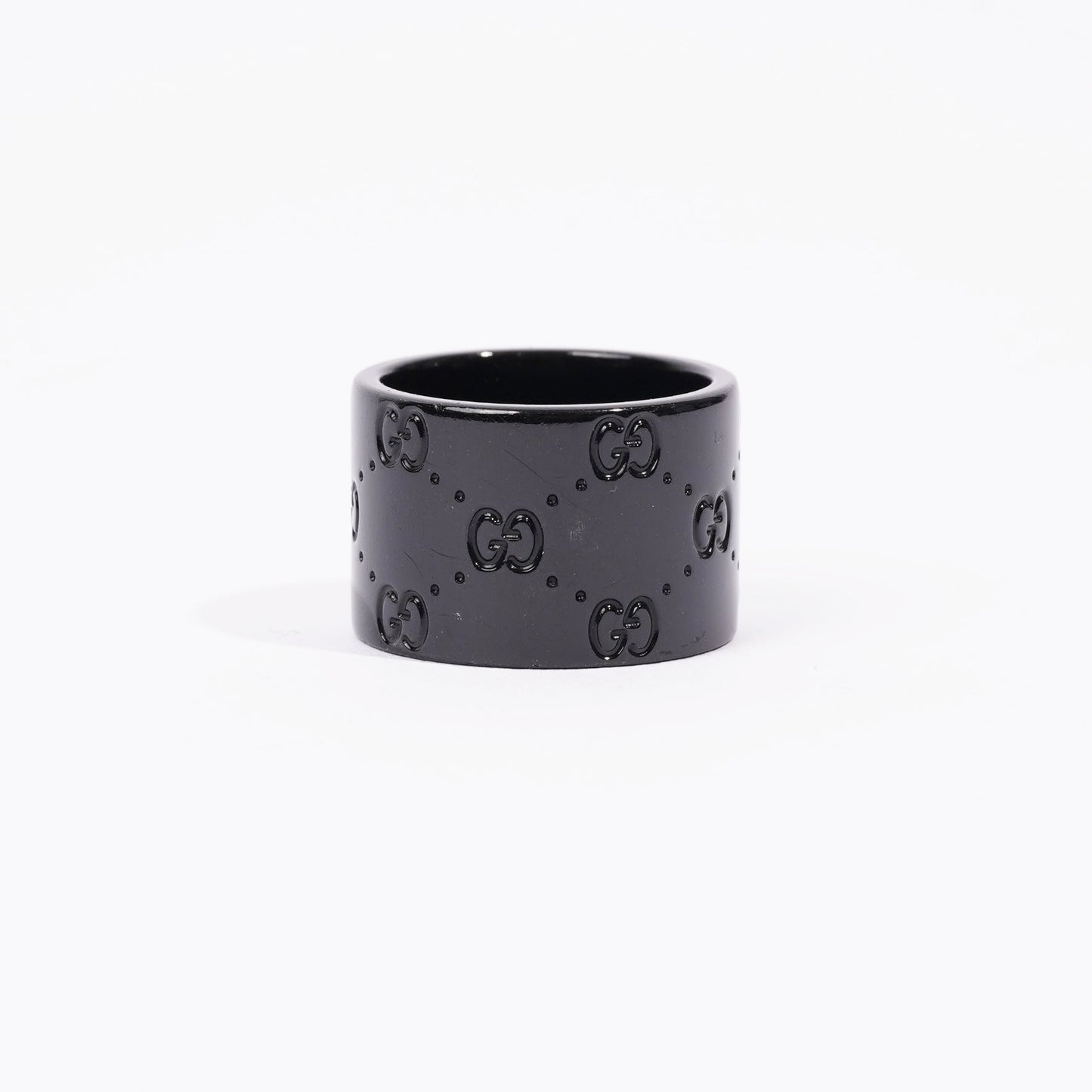Gucci Icon Ring Black Base Metal 55