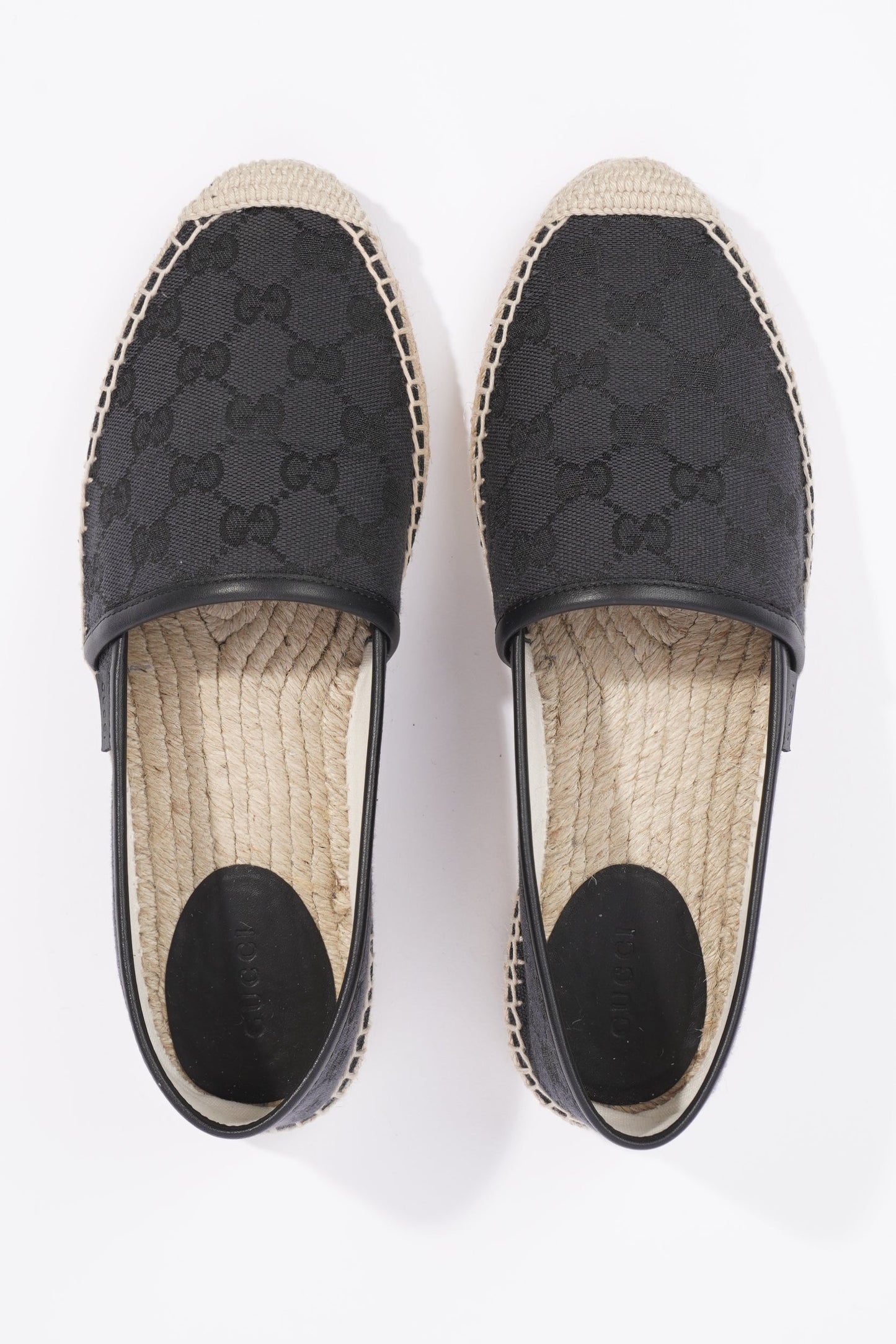 Gucci Womens Cloth Espadrilles Black EU 38.5 / UK 5.5