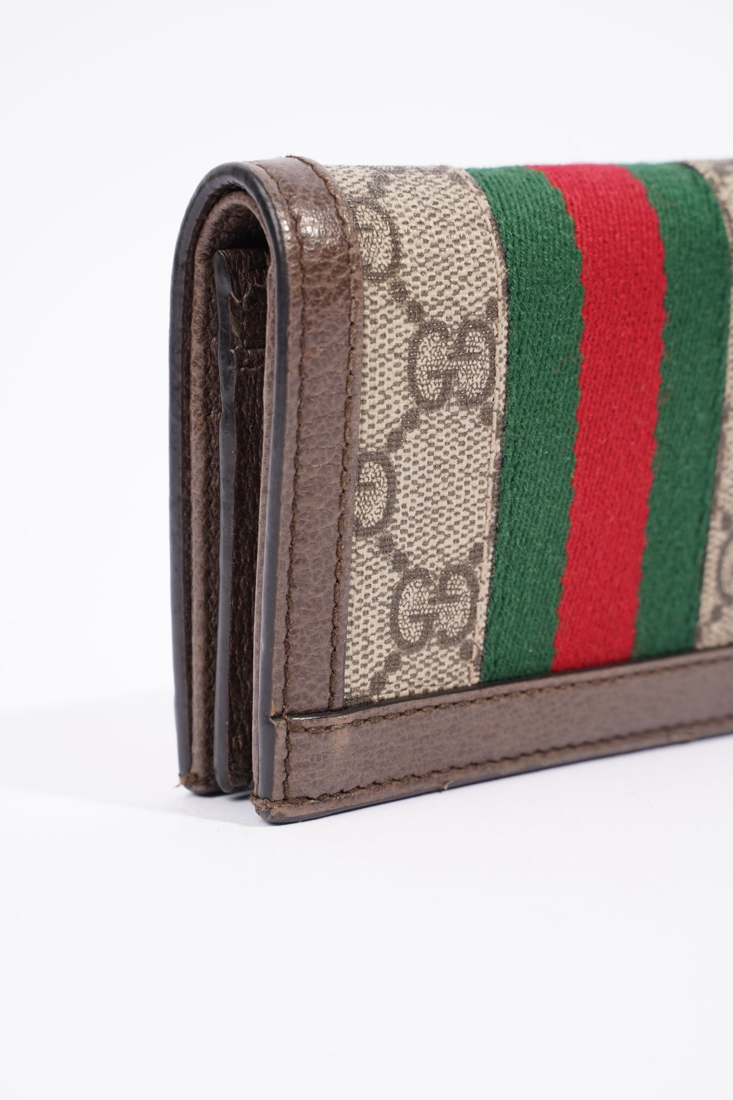 Gucci Ophidia Card Case Wallet Supreme / Green / Red