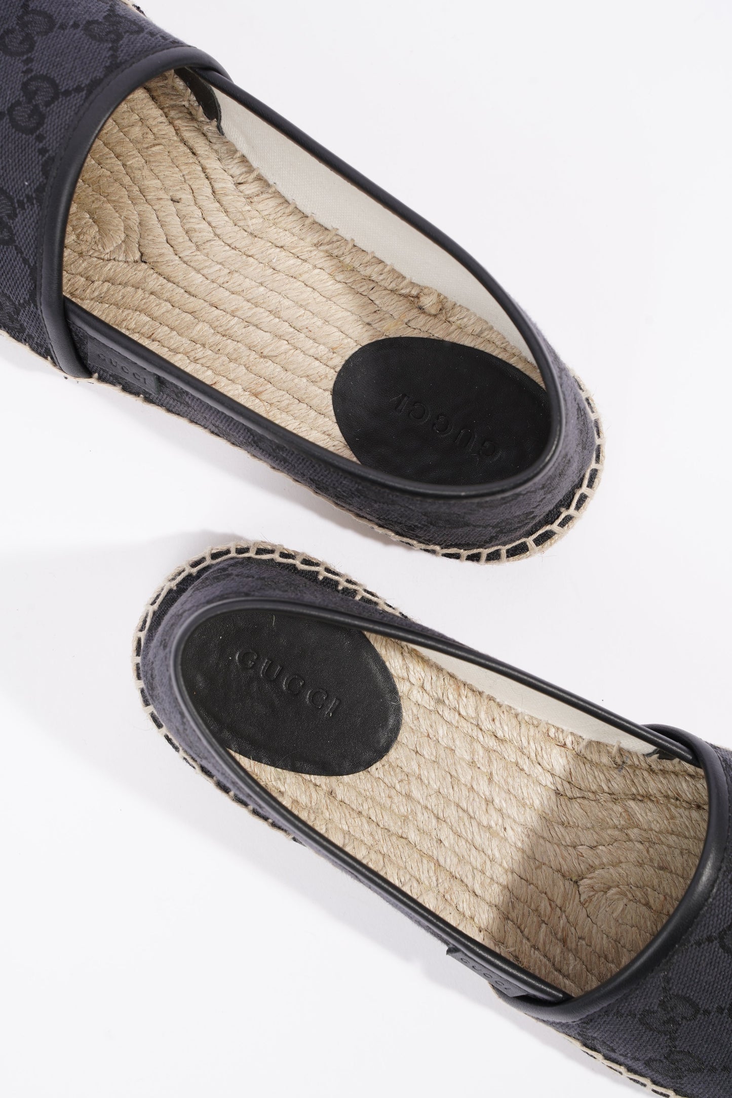 Gucci Womens Cloth Espadrilles Black EU 38.5 / UK 5.5