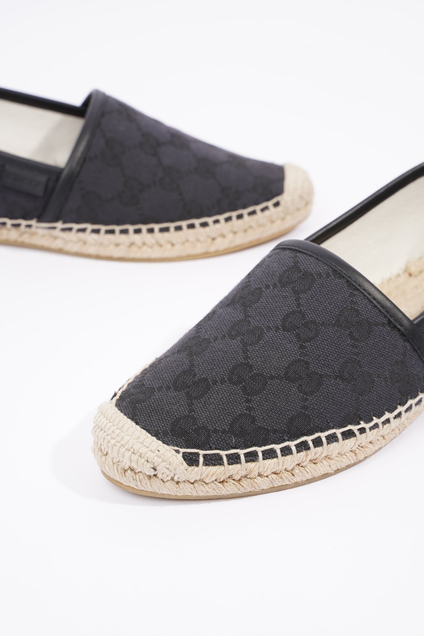 Gucci Womens Cloth Espadrilles Black EU 38.5 / UK 5.5