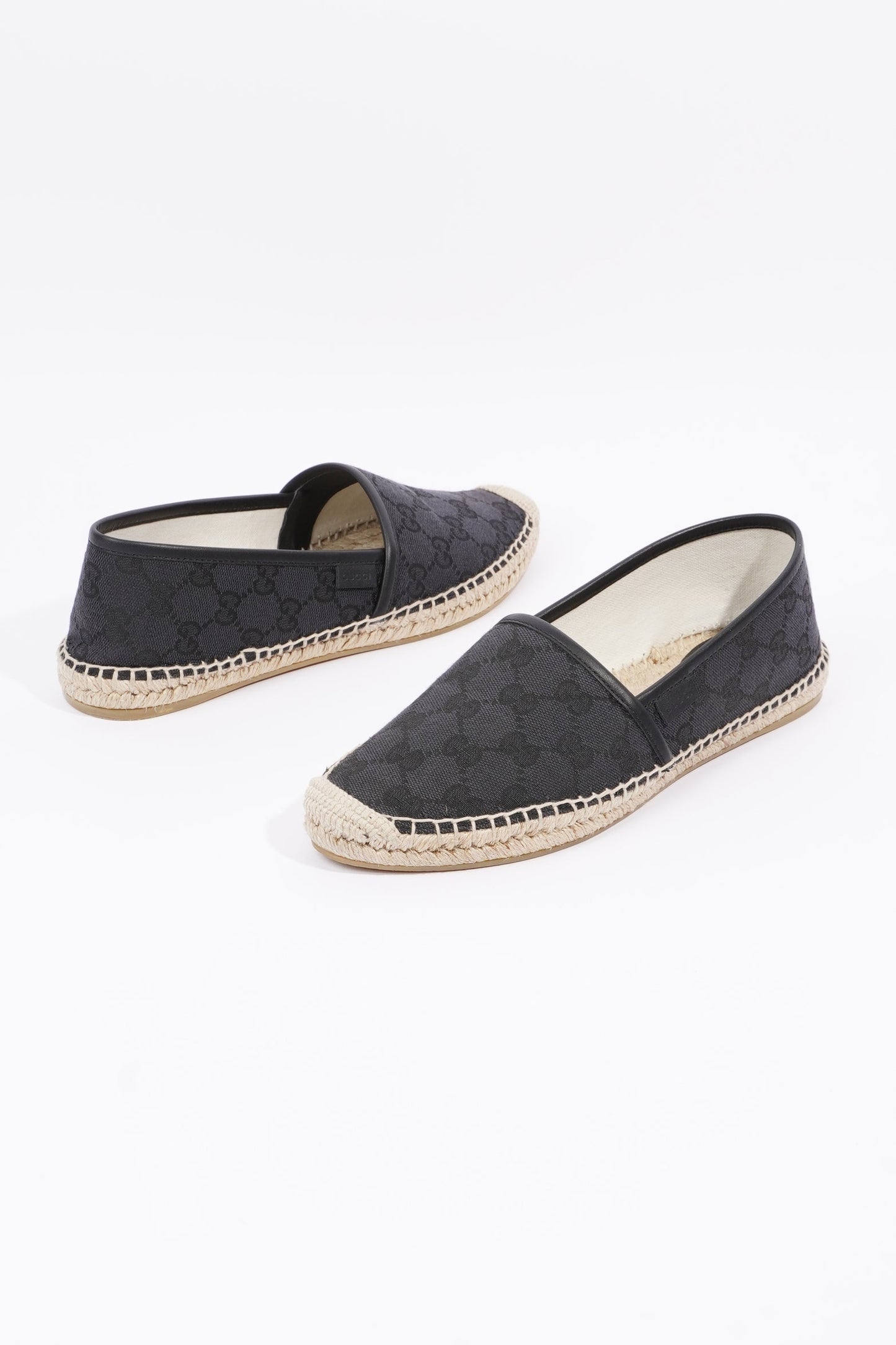 Gucci Womens Cloth Espadrilles Black EU 38.5 / UK 5.5