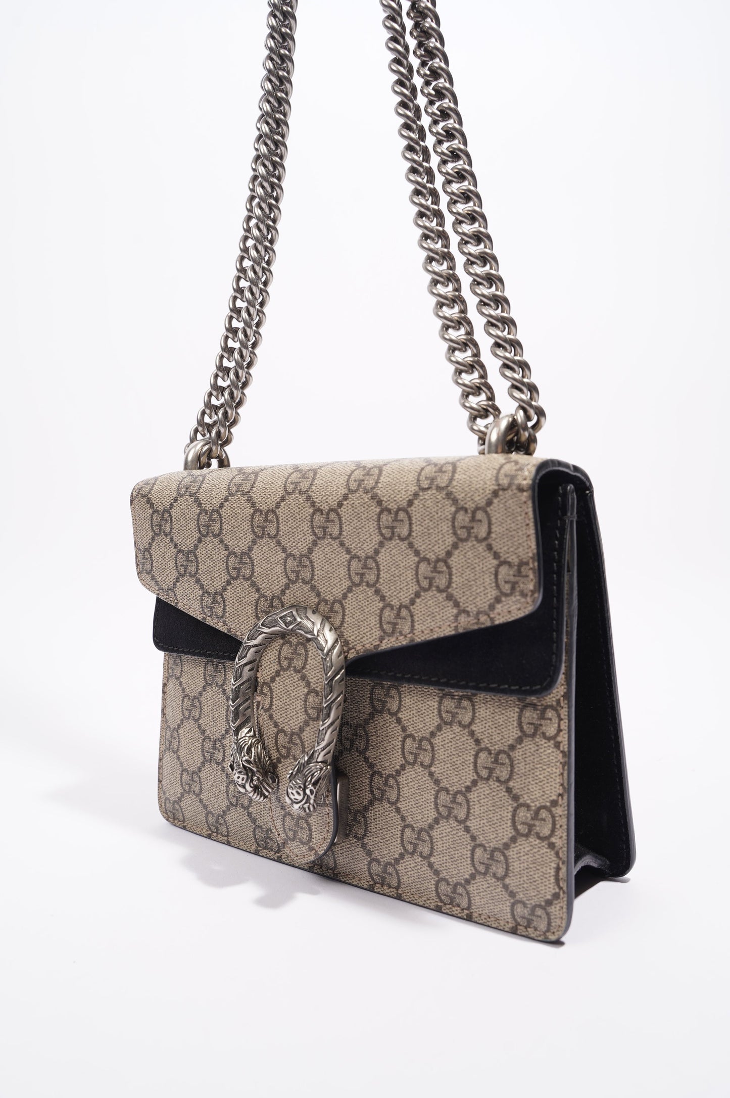 Gucci Dionysus Bag Monogram / Black Canvas / Leather Mini