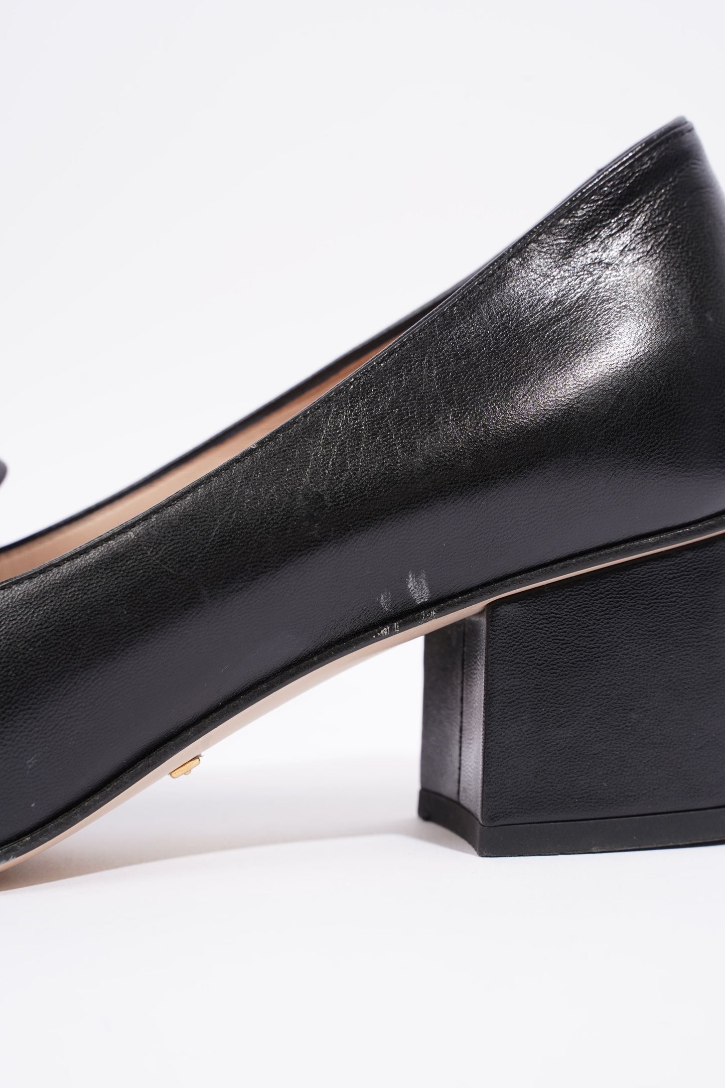 Gucci Womens Marmont Fringed Mule Black / Gold EU 38 / UK 5