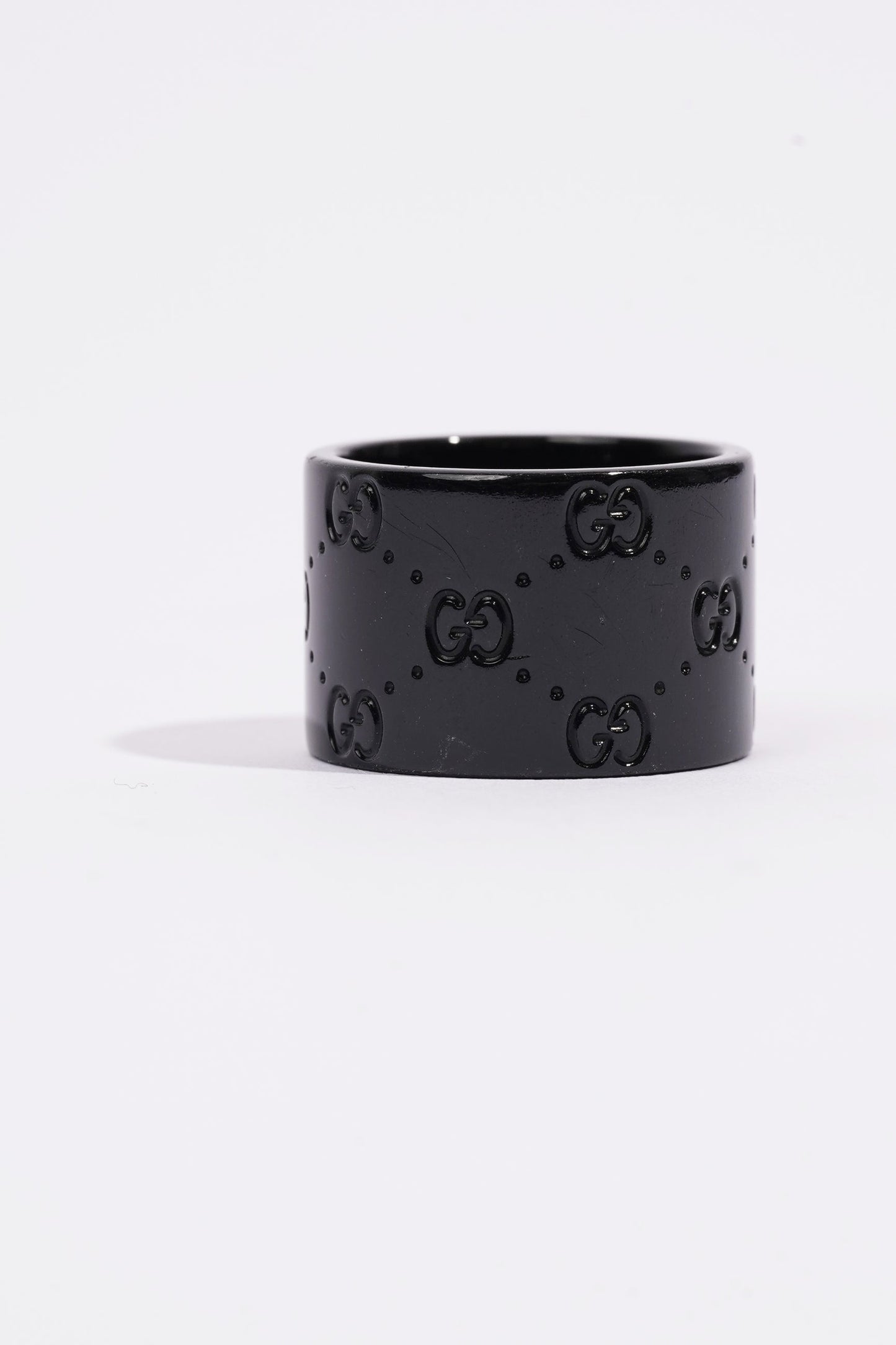 Gucci Icon Ring Black Base Metal 55