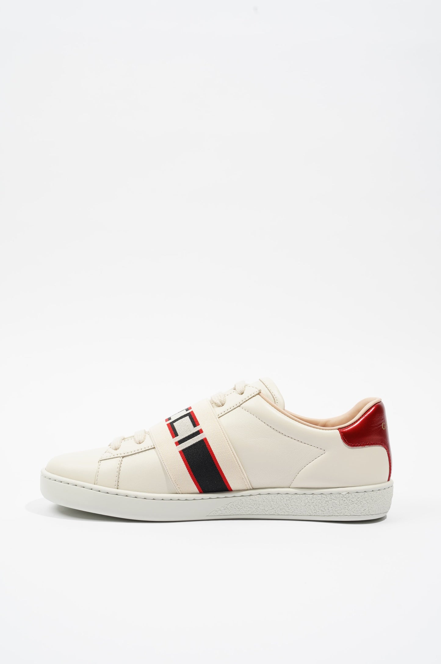 Gucci Womens Ace Stripe White / Red EU 37 / UK 4
