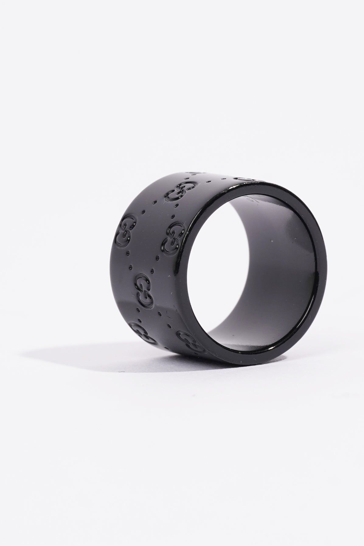 Gucci Icon Ring Black Base Metal 55