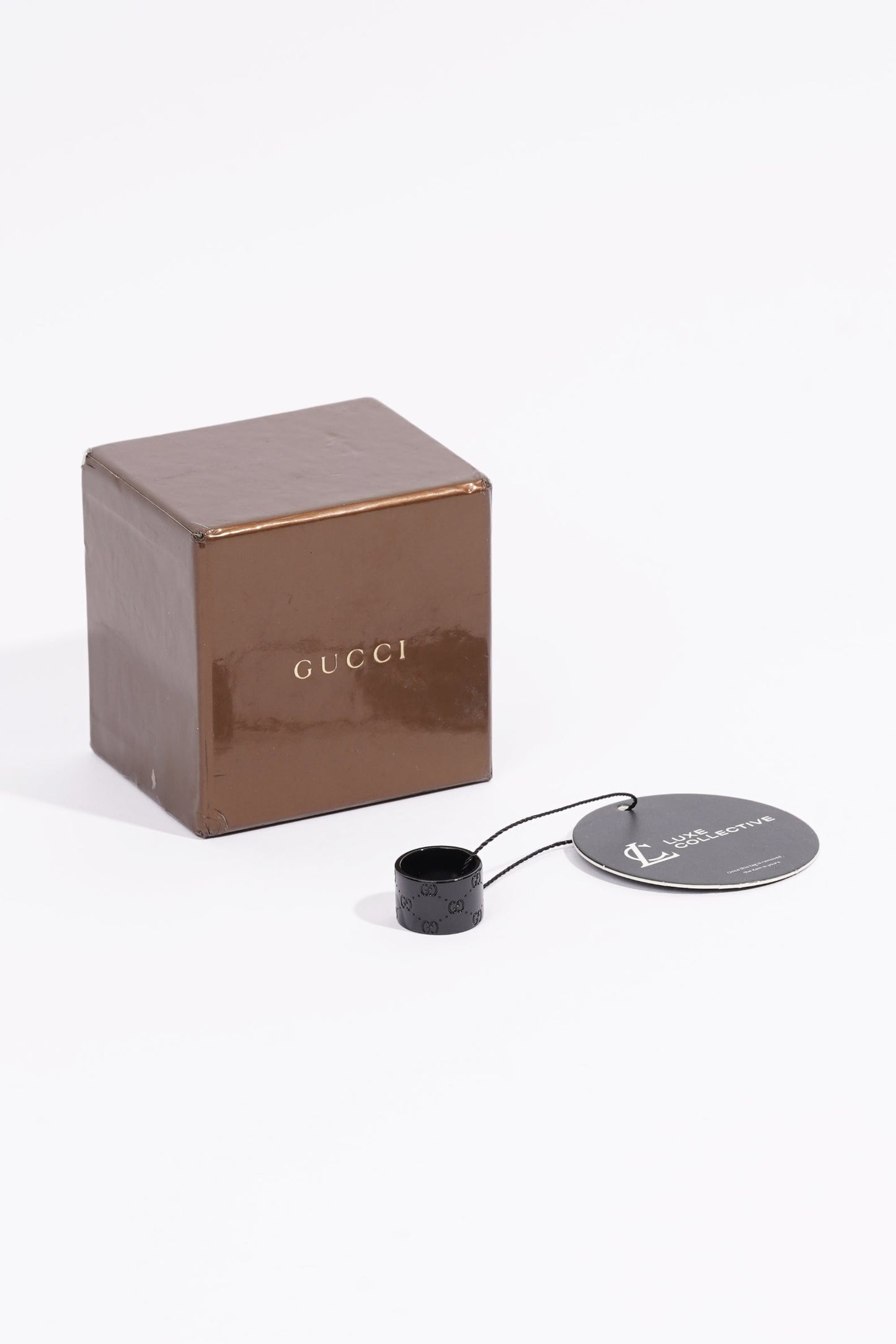 Gucci Icon Ring Black Base Metal 55