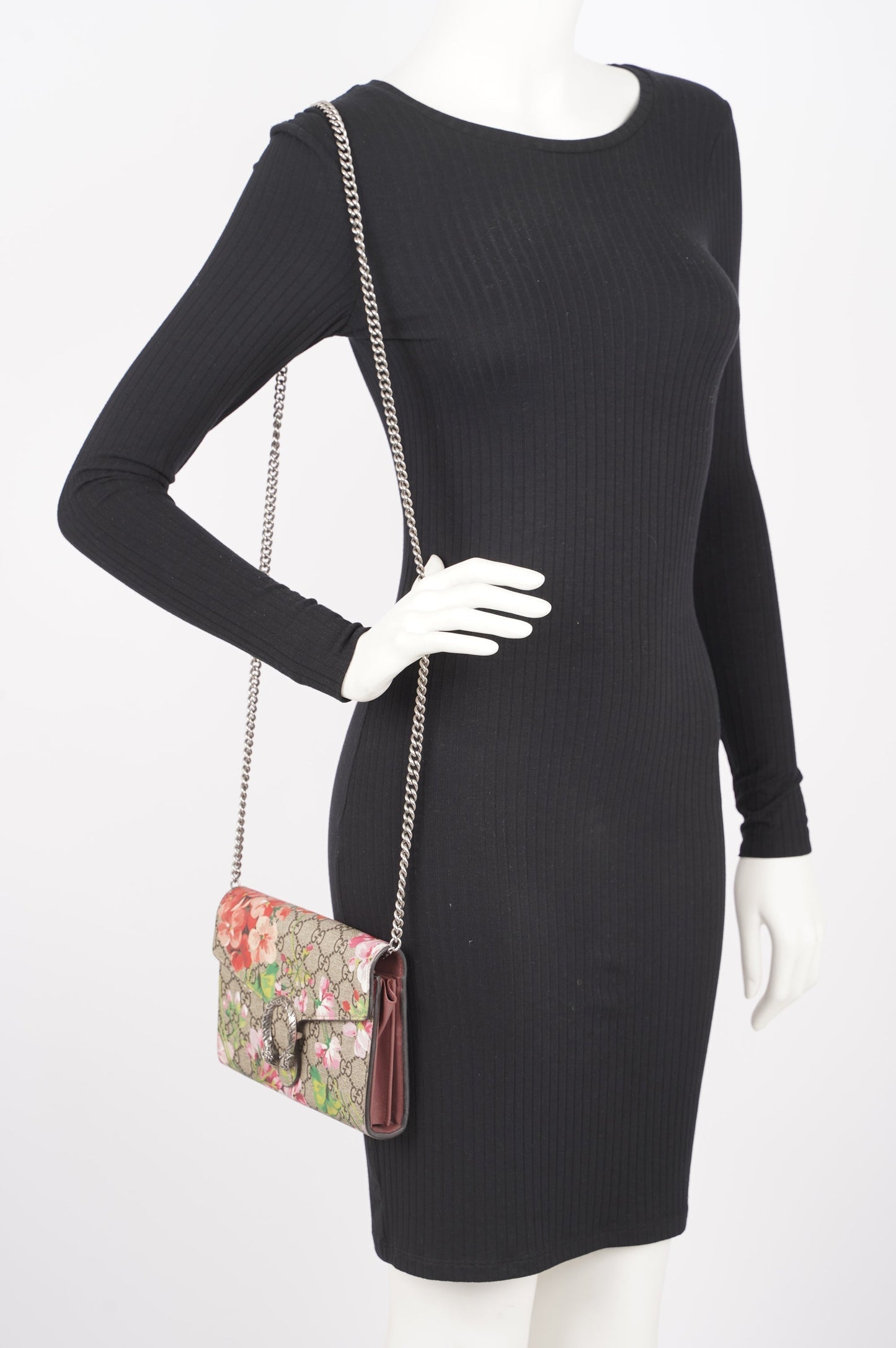 Gucci Womens Dionysus Wallet On Chain Bag Blooms / Supreme