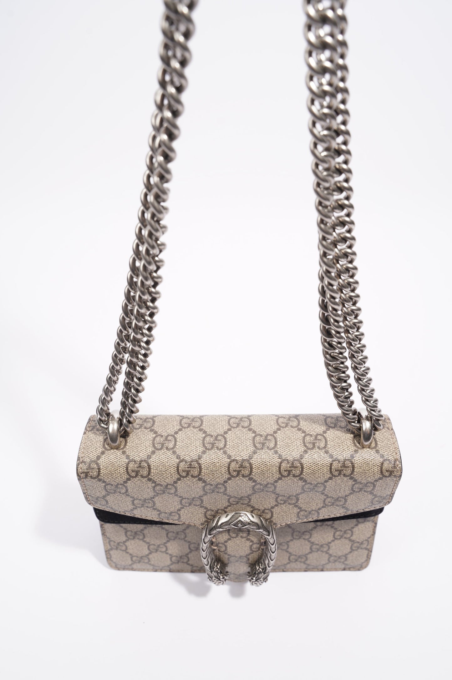 Gucci Dionysus Bag Monogram / Black Canvas / Leather Mini