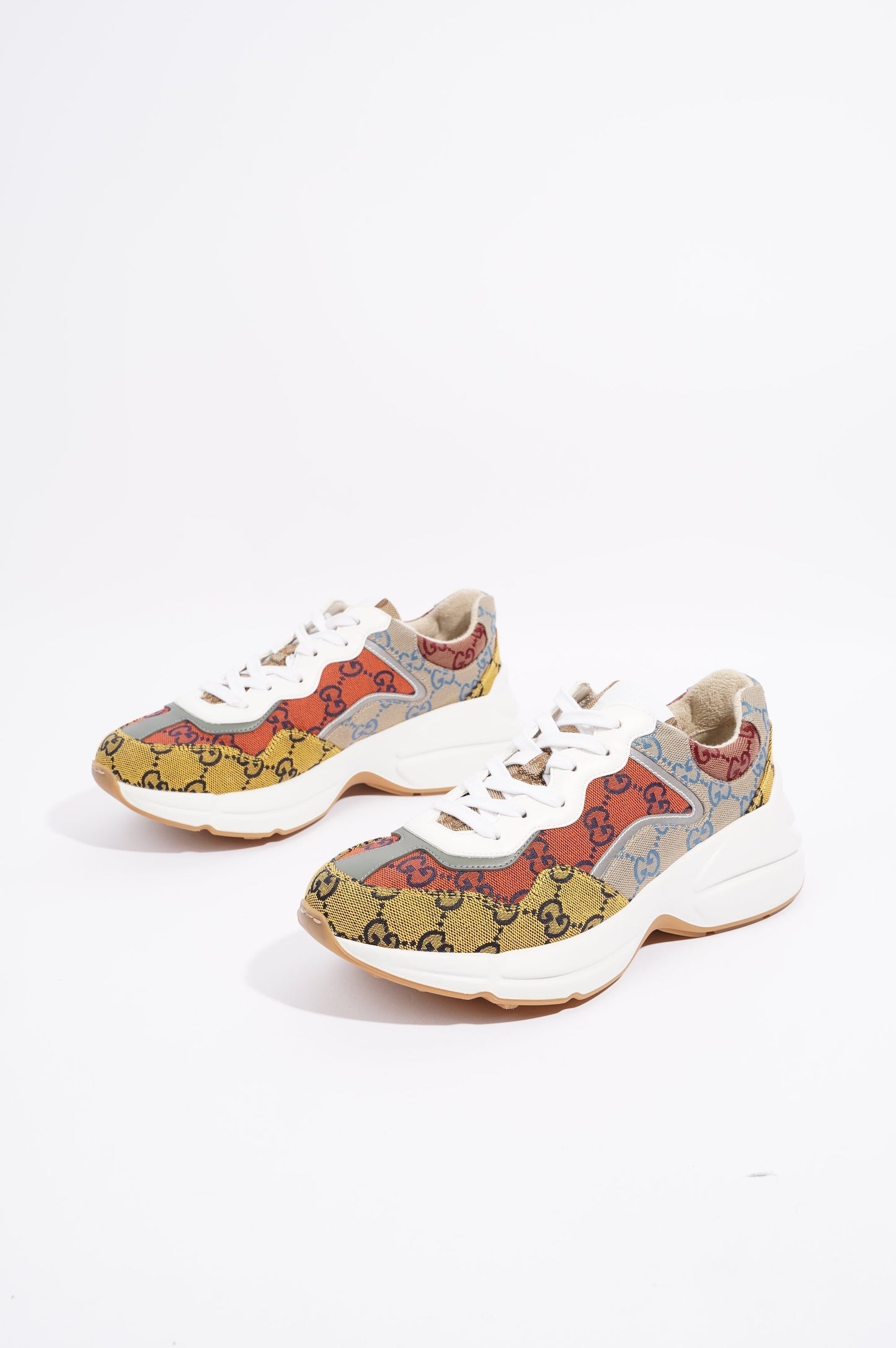 Gucci Womens Rhyton Red / Yellow / White EU 38 / UK 5