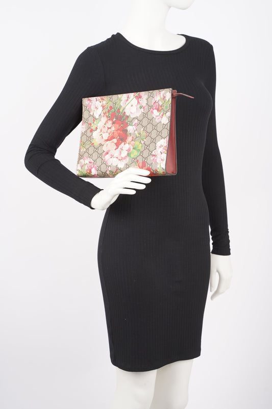 Gucci Womens Cosmetic Pouch Bloom Large