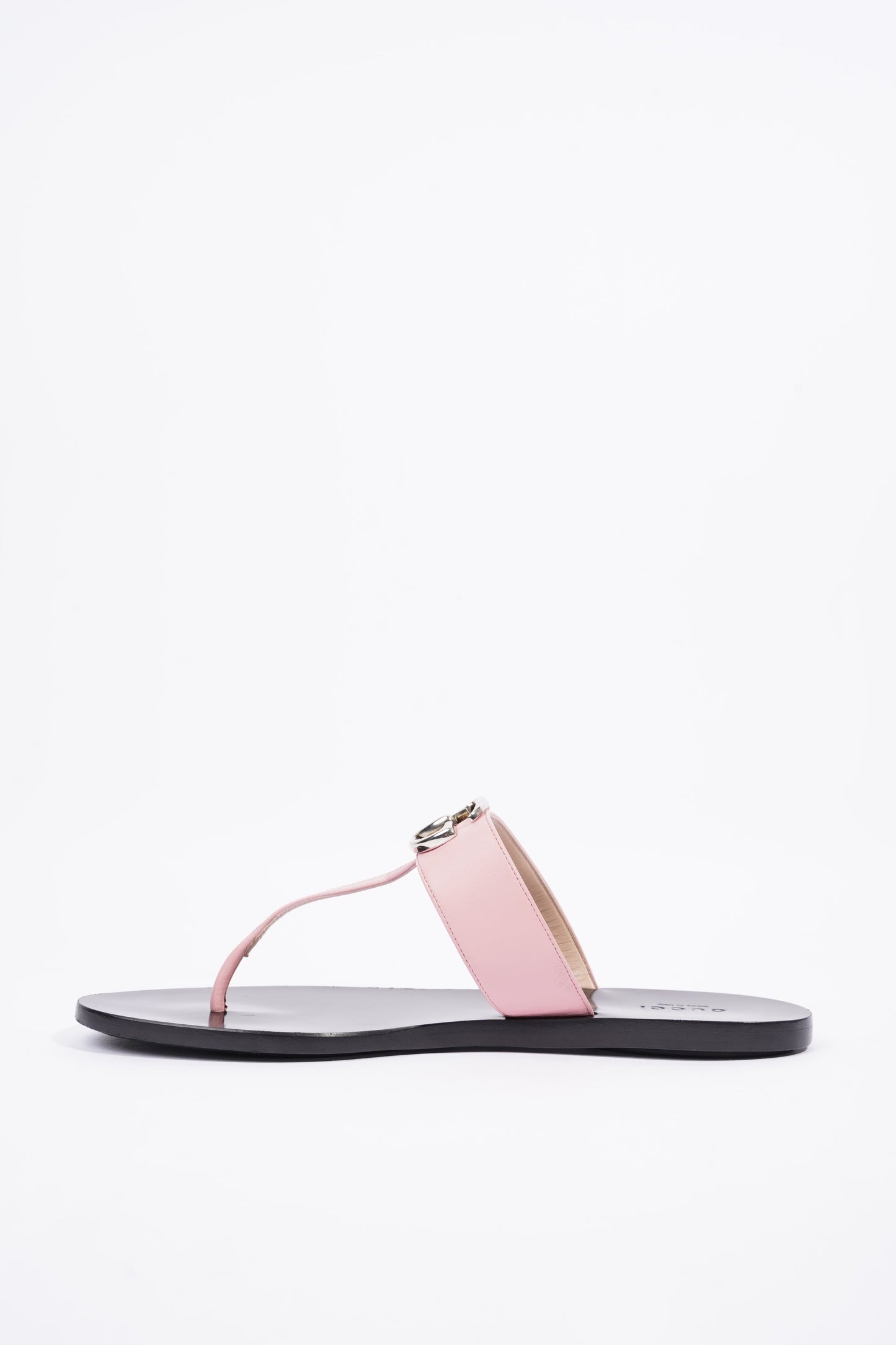 Gucci Womens Thong Sandal Black / Pink EU 38.5 / UK 5.5