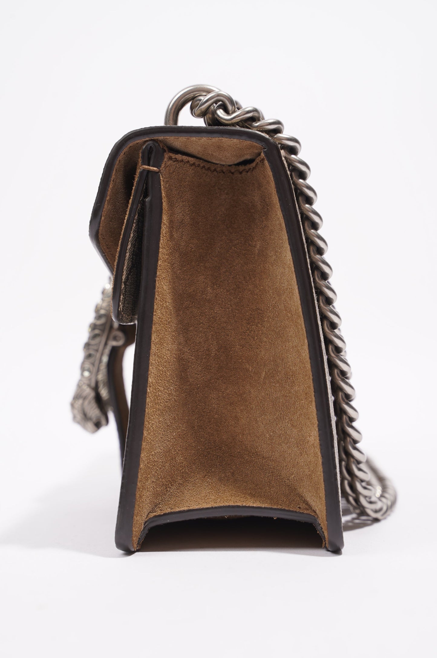 Gucci Womens Dionysus GG Rectangular Bag Supreme Canvas Small