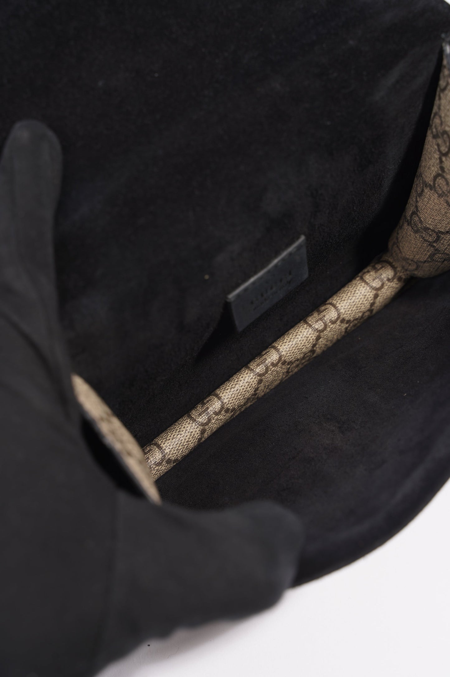 Gucci Dionysus Bag Monogram / Black Canvas / Leather Mini